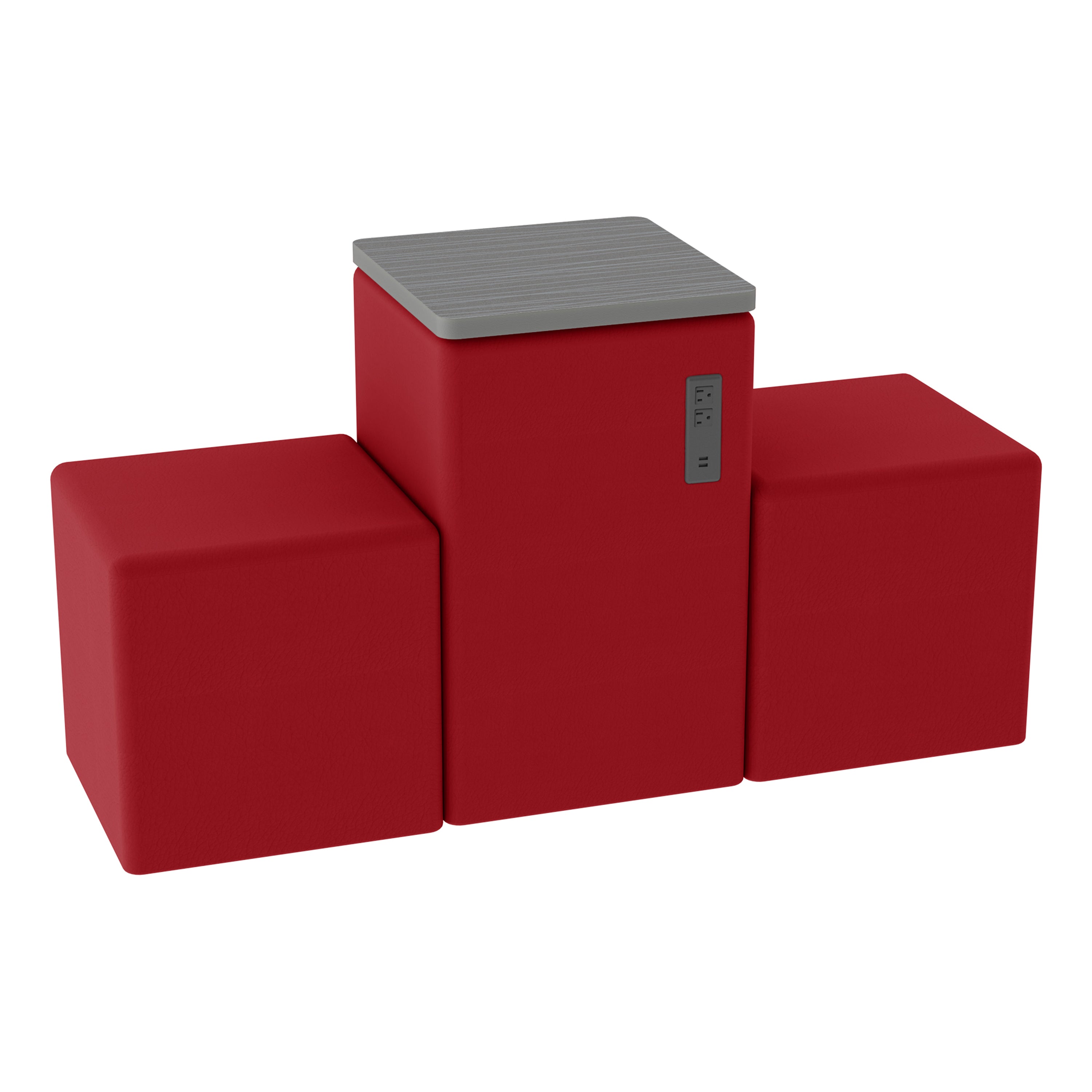 Pro Series Recharge Hub, 3-Piece Set - Crimson/Cosmic Strandz