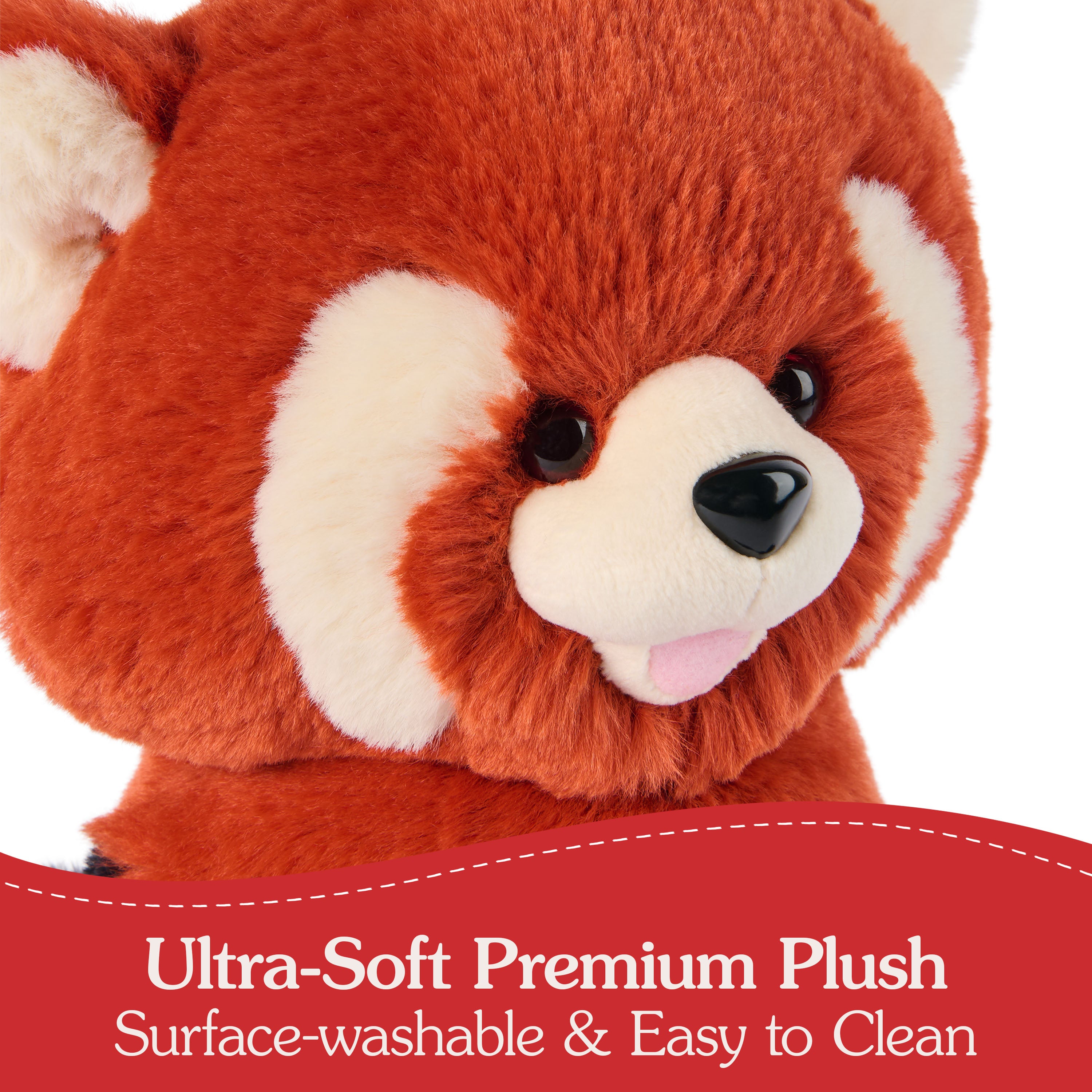 GUND Cedar Red Panda Plush, Premium Red Panda Stuffed Animals for Ages 1 and Up, Orange/Blue, 10”