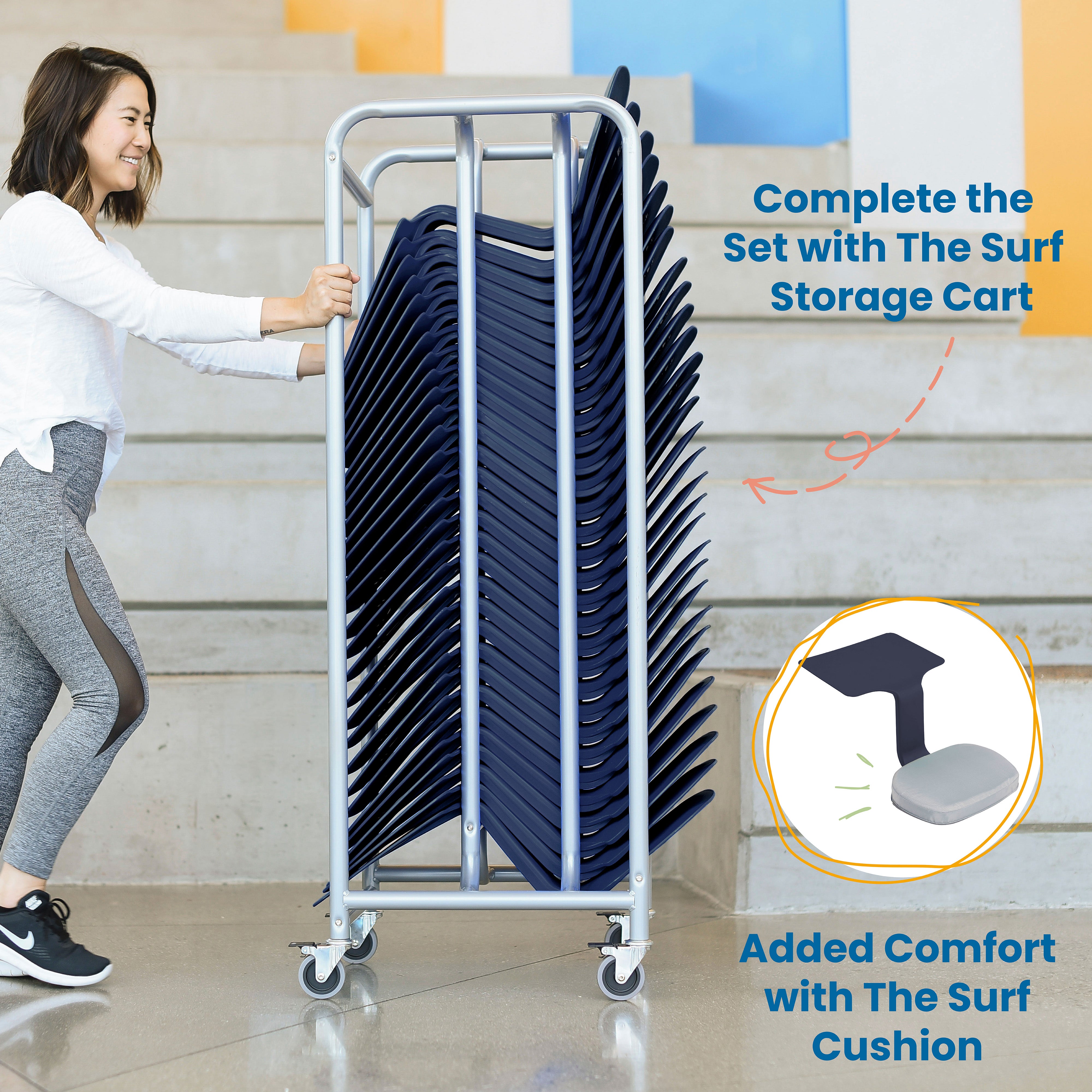 The Surf Portable Lap Desk 10-Pack - Navy
