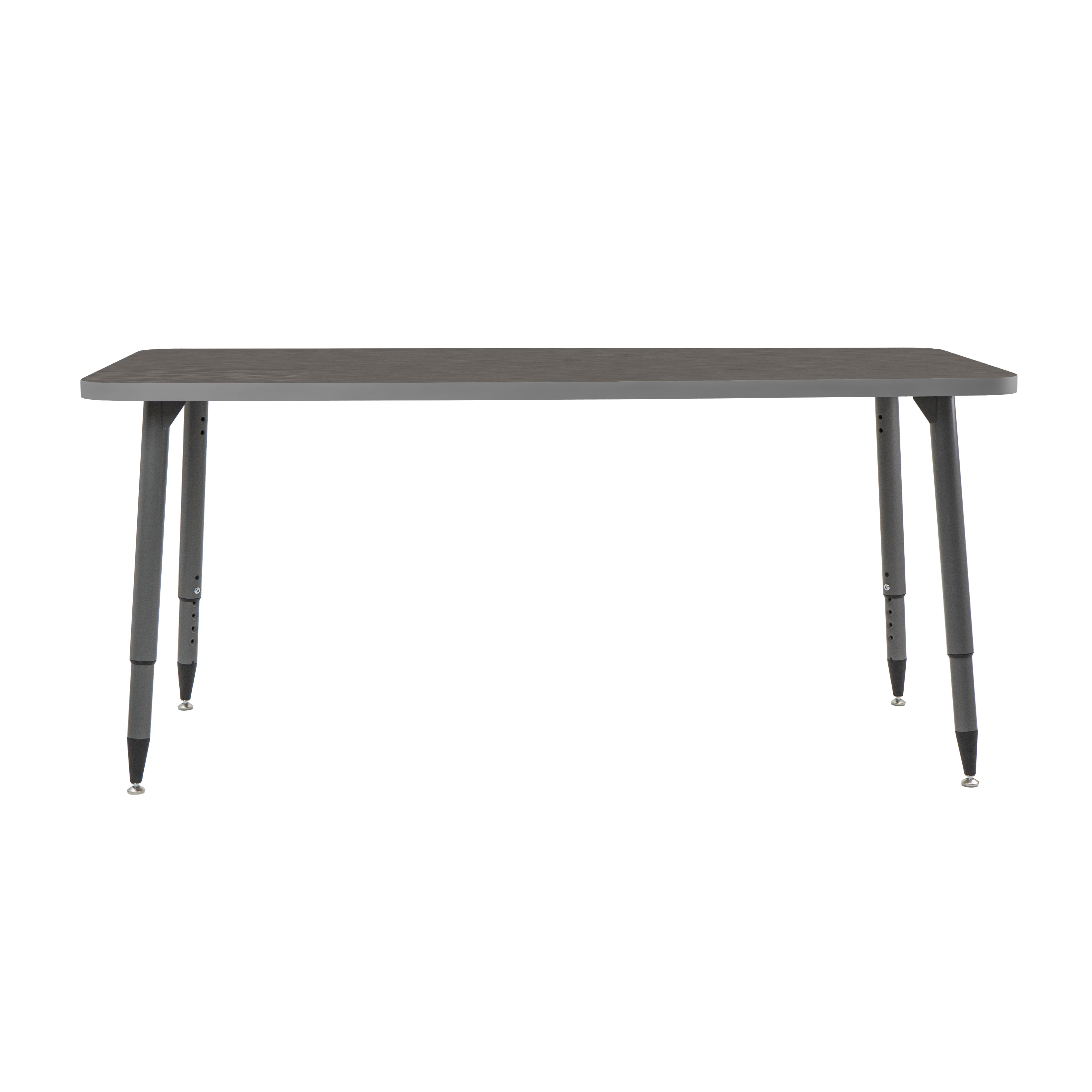 Adapte 30" x 60" Rectangle Thermofused Activity Table with Adjustable Tapered Legs - Cosmic Strandz/North Sea