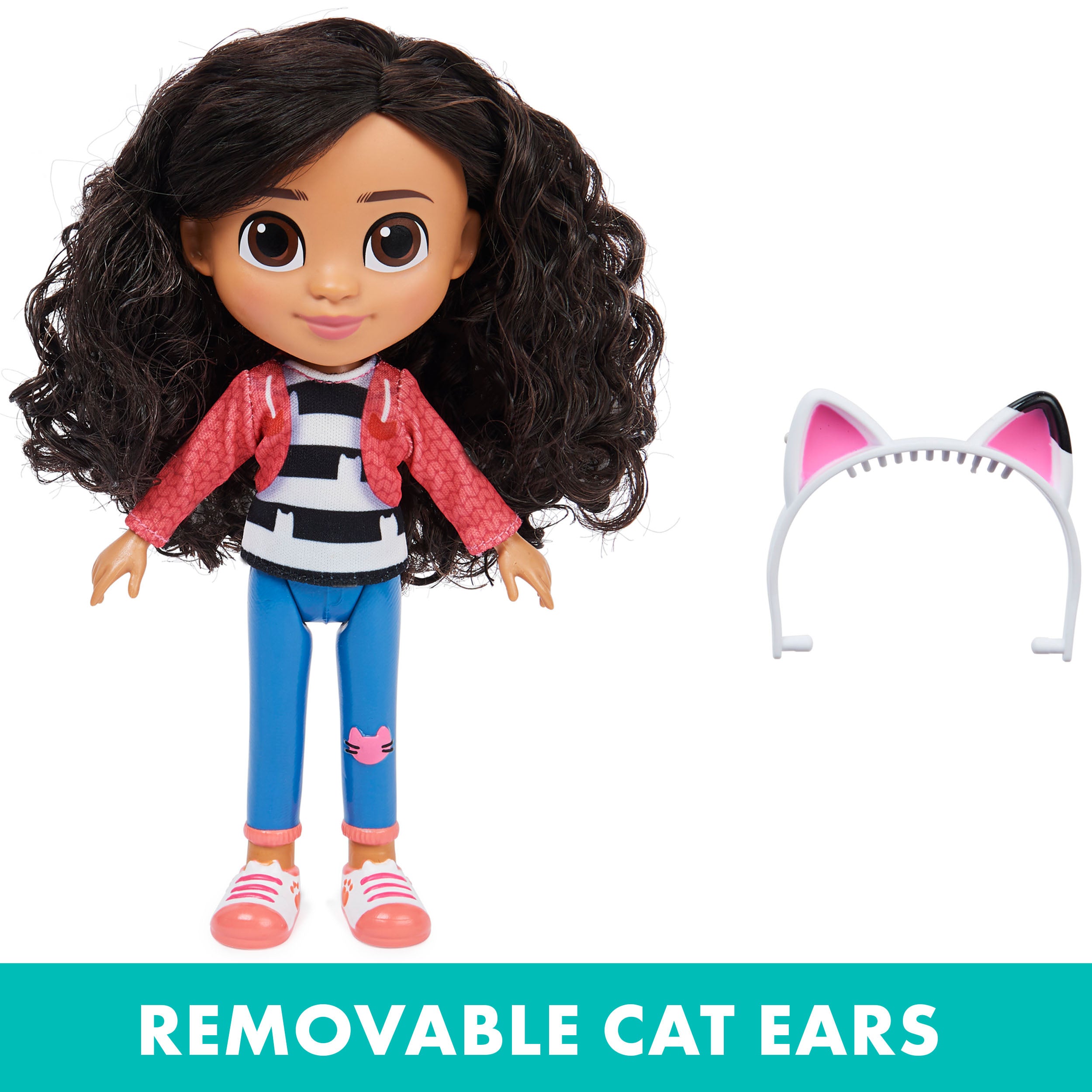 Gabby’s Dollhouse, 8-inch Gabby Girl Doll, Kids Toys for Ages 3 and up