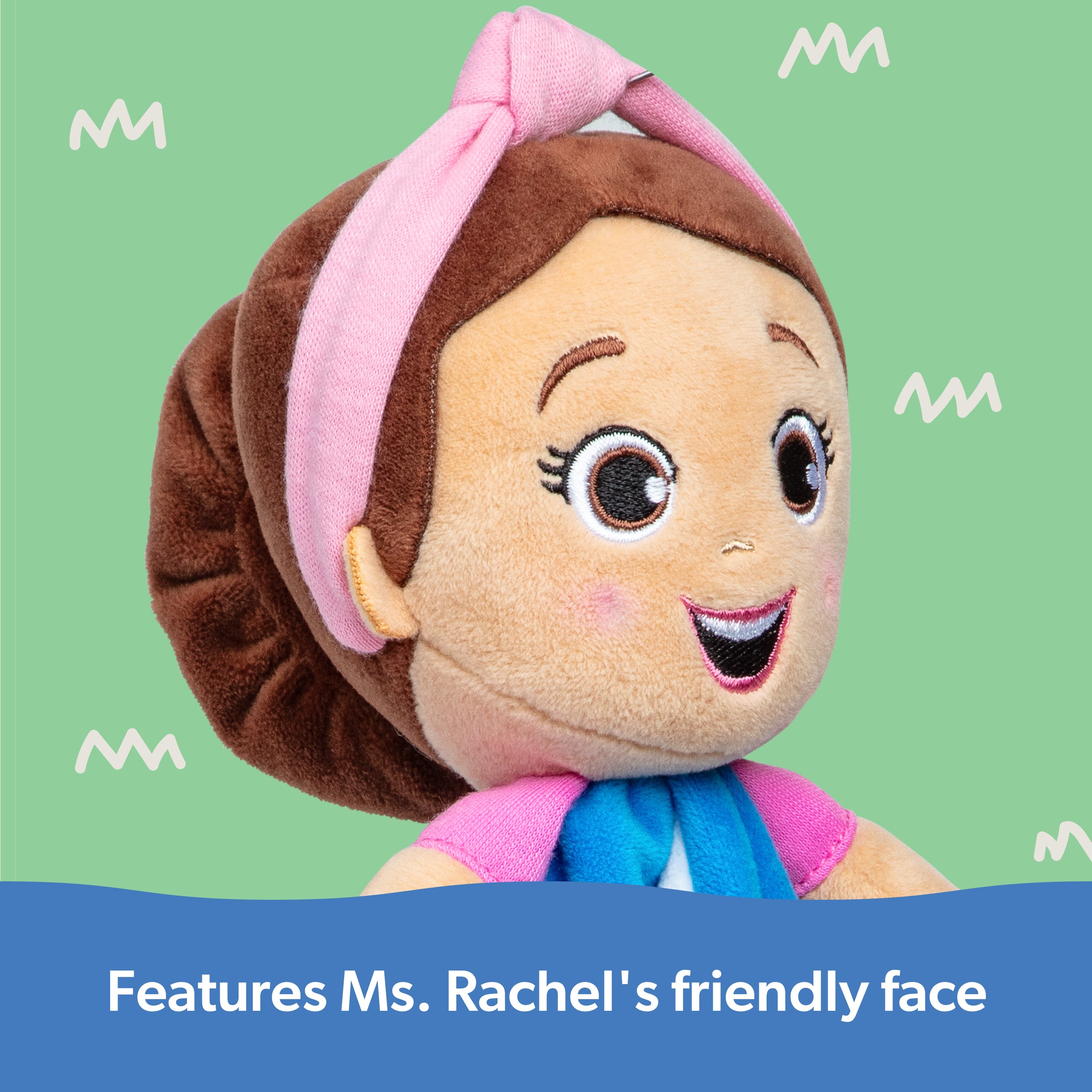 Ms. Rachel Official Huggable Lovey, Double Sided, Machine Washable Security Blankets for Babies Ages 0-1+