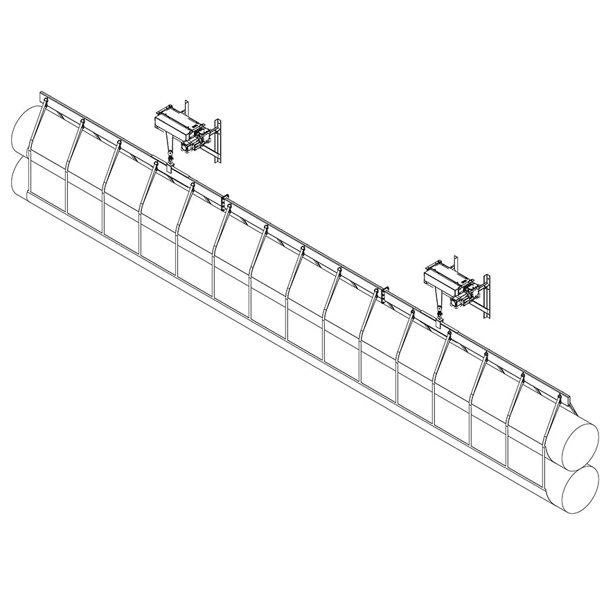 Securelift  Wrestling Mat Storage System (Double Wall-Mounted)