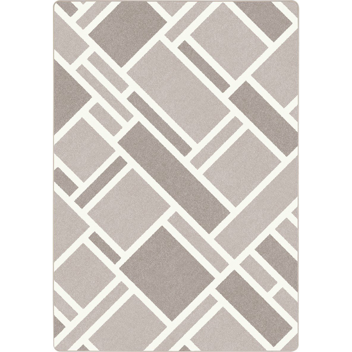 Midas 3'10" x 5'4" area rug in color Dove