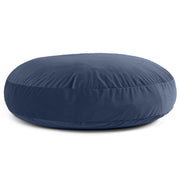 Jaxx 6 Foot Cocoon - 2-in-1 Convertible Bean Bag Bed & Large Bean Bag Chair for Adults, Premium Lush Velvet - Navy Blue