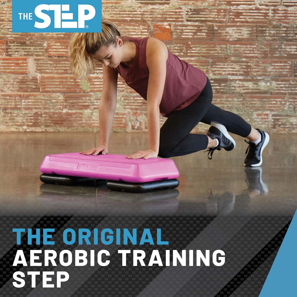 The Circuit Step Pink/Black (2 Risers) New