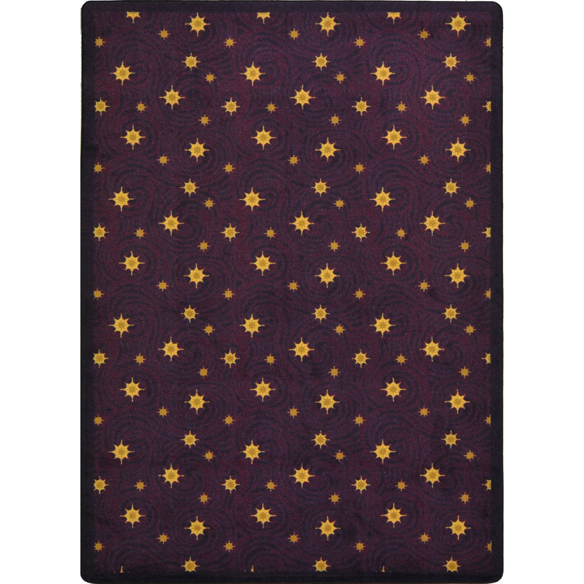 Milky Way 3'10" x 5'4" area rug in color Wine