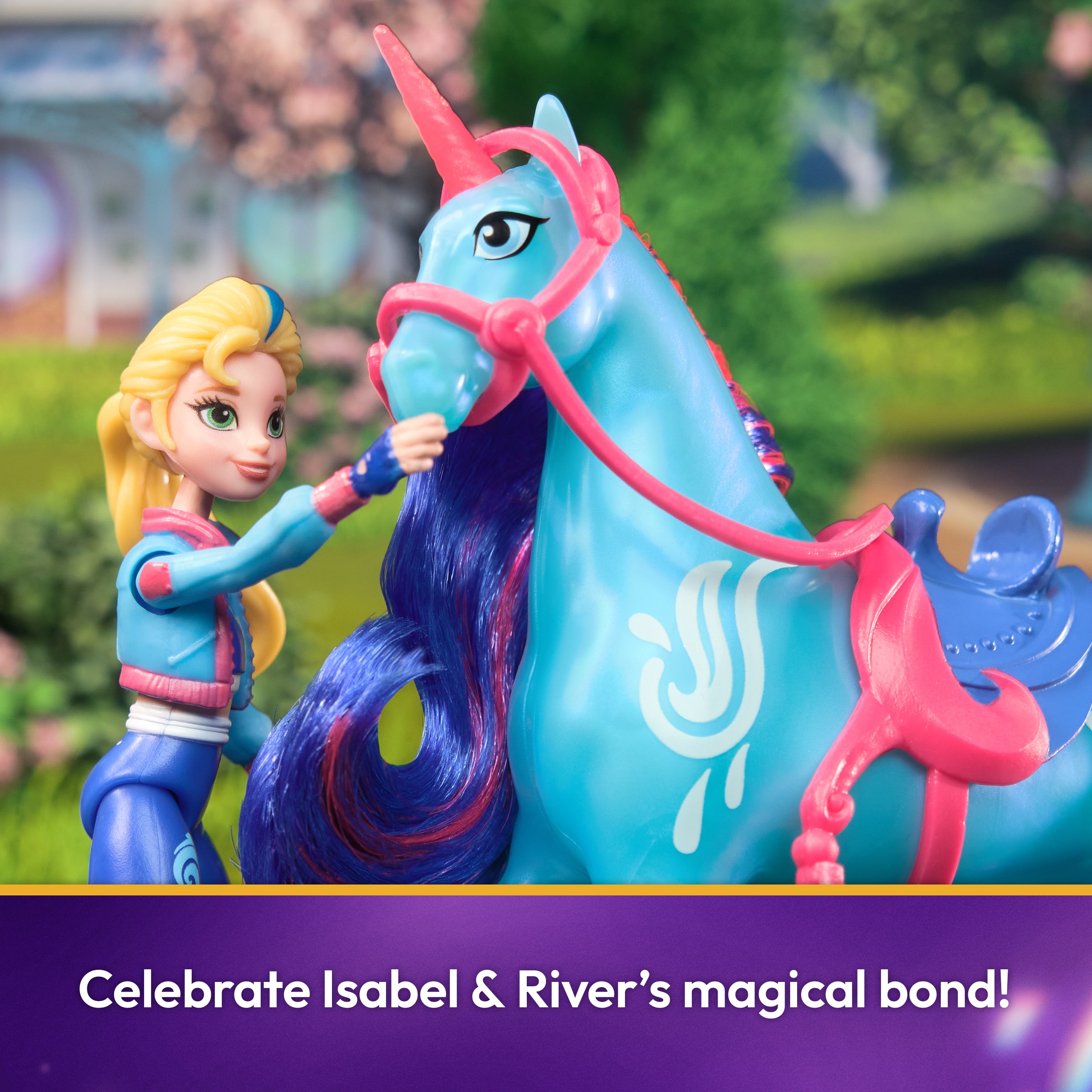 Unicorn Academy, Isabel & River with 2 Accessories & Hair Tool, Dolls & Unicorn Toys for Girls Ages 4 and up