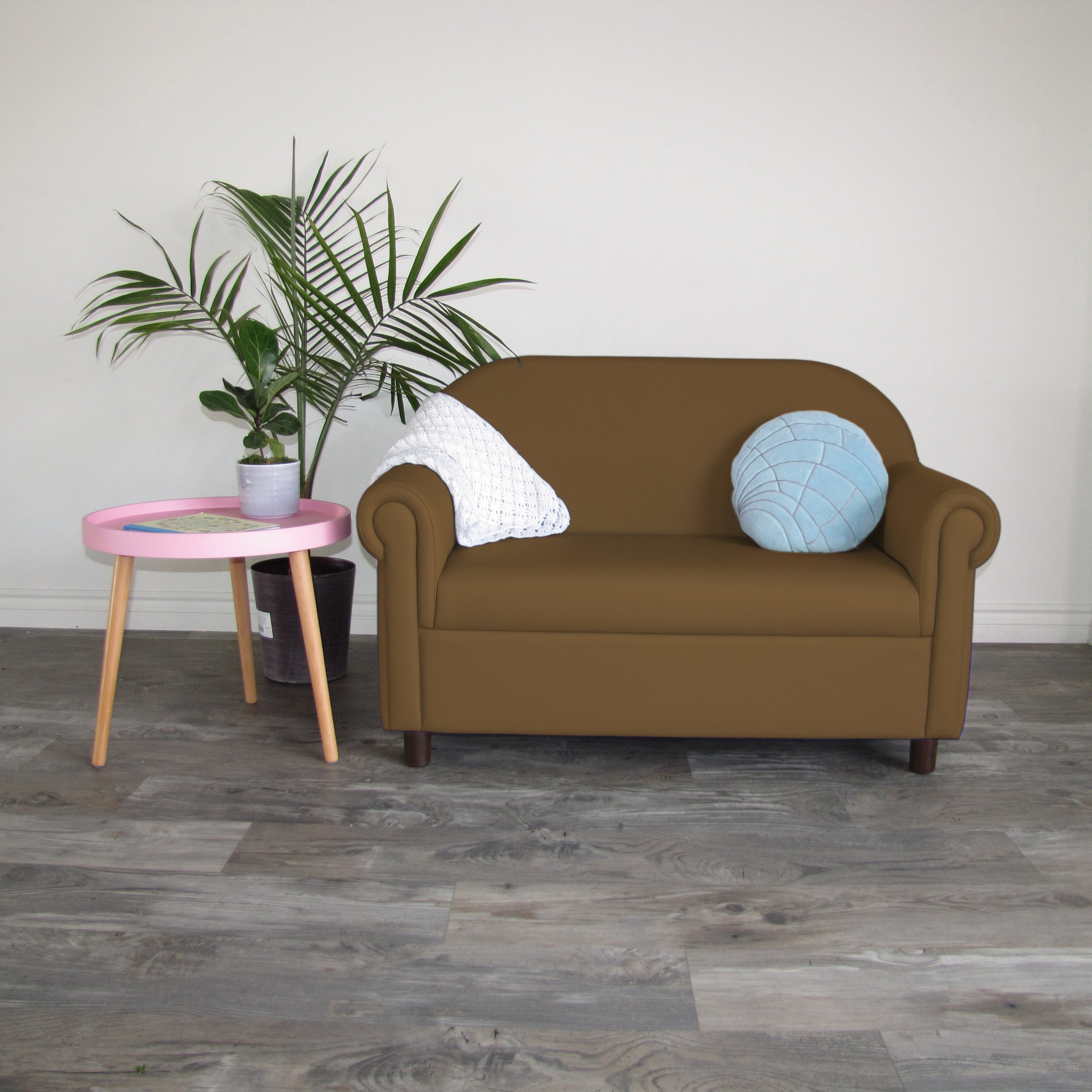 Little Lux Youth Sofa - Chocolate