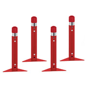 Chunky Legs for Activity Tables, 4-Piece - Red