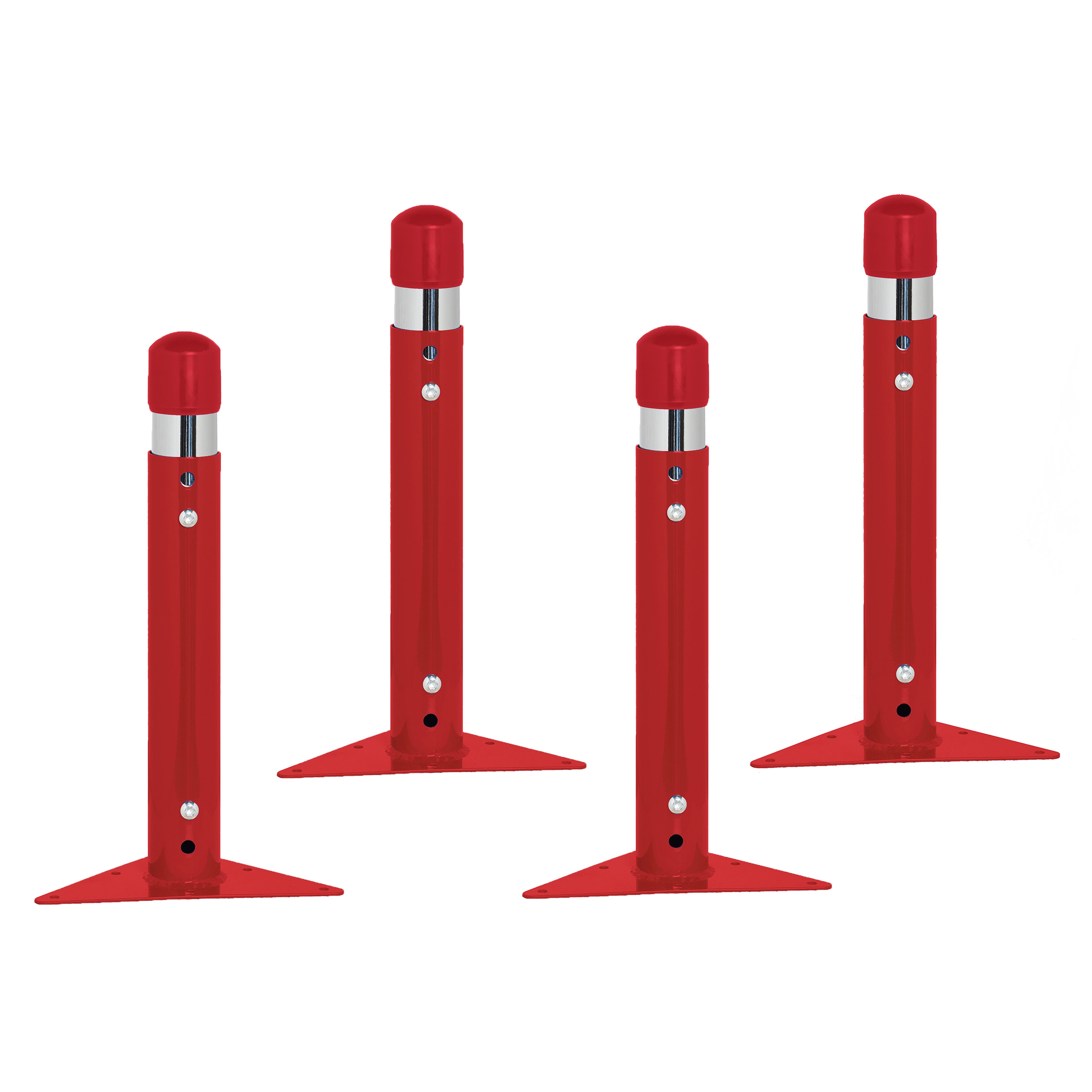 Chunky Legs for Activity Tables, 4-Piece - Red