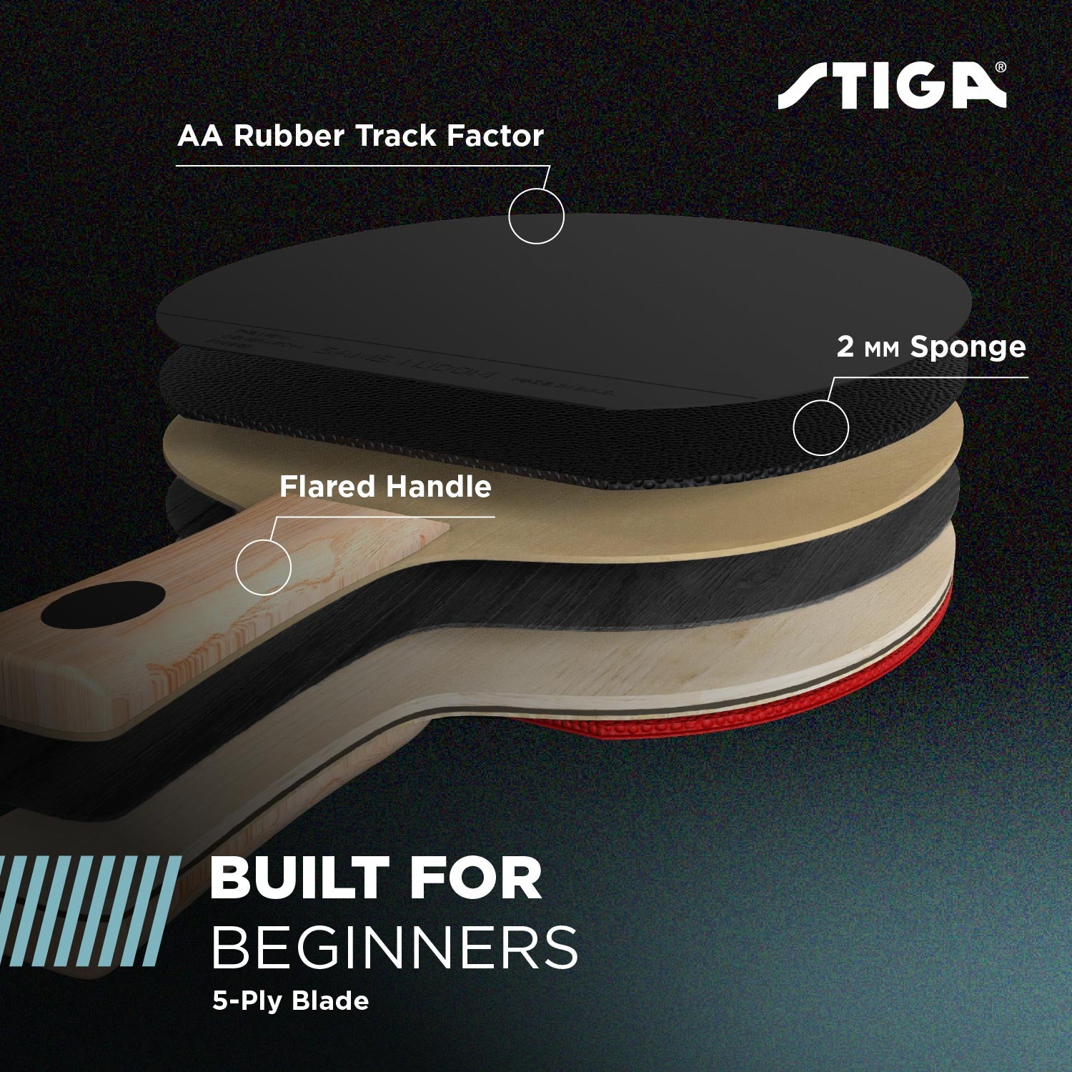 STIGA Force Racket for Table Tennis