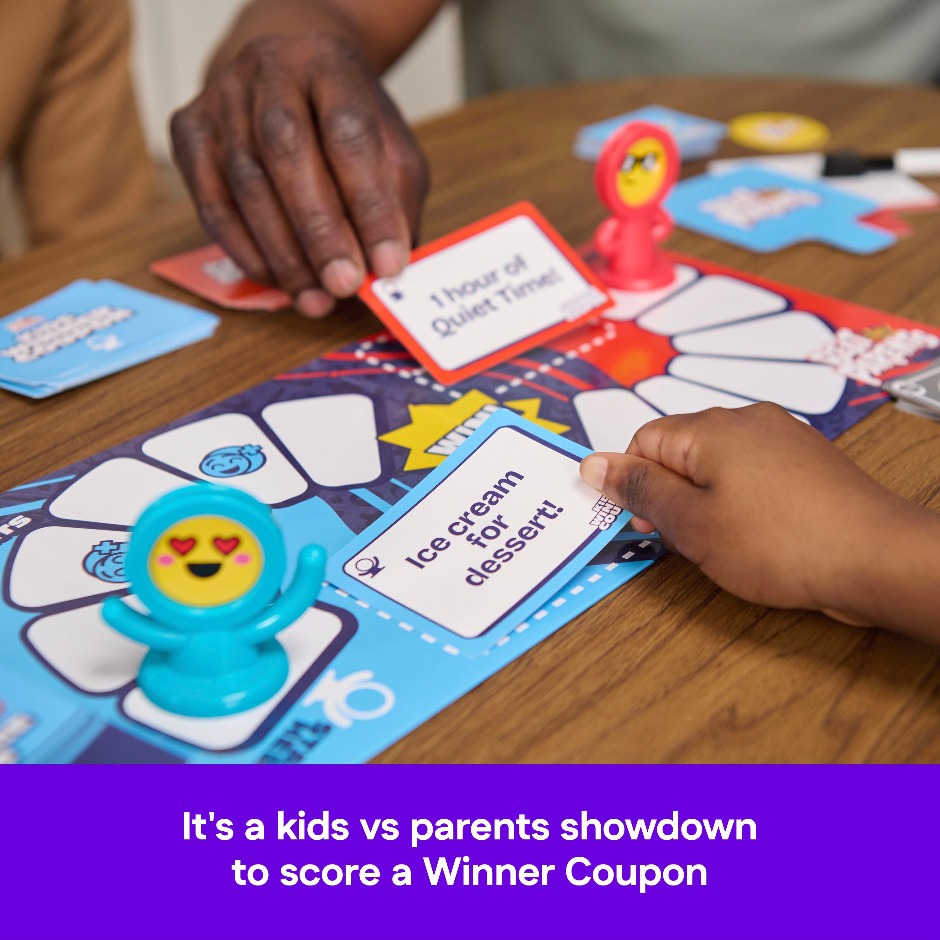 Spin Master Games, Beat the Parents, 2025 Edition with New Challenges & Cards, Friendly Competition Family Game, Fun Activity for Kids, Adults & Family Game Night, 4-8 Players, for Ages 6 & Up