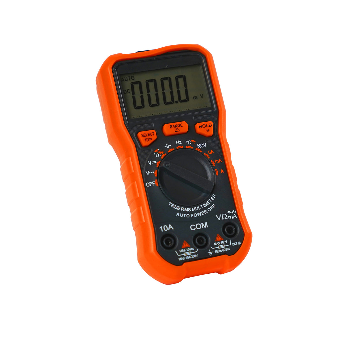 Multimeter, Digital, 600V AC/DC