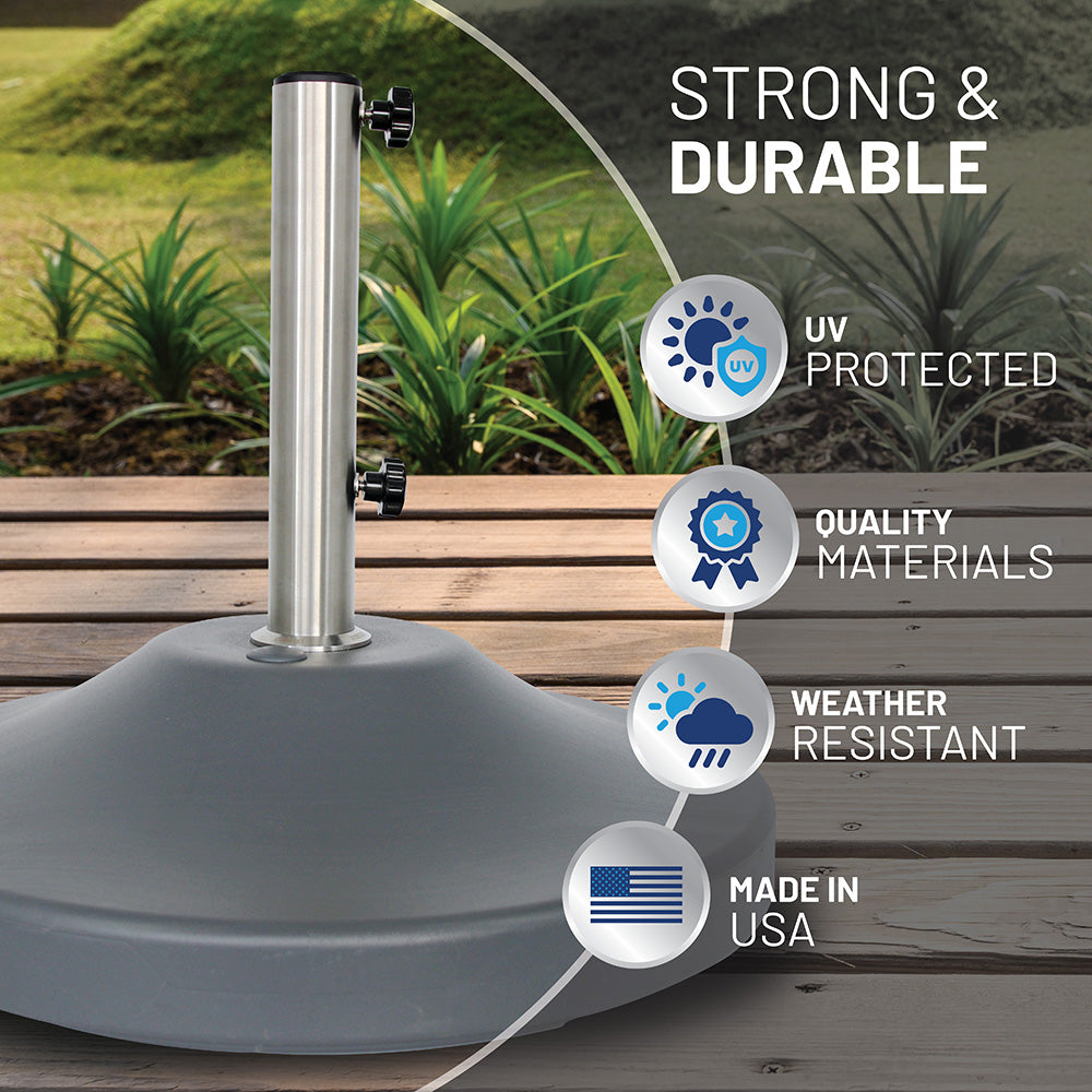 Fillabe Free Standing Commercial Umbrella Base (Grey)