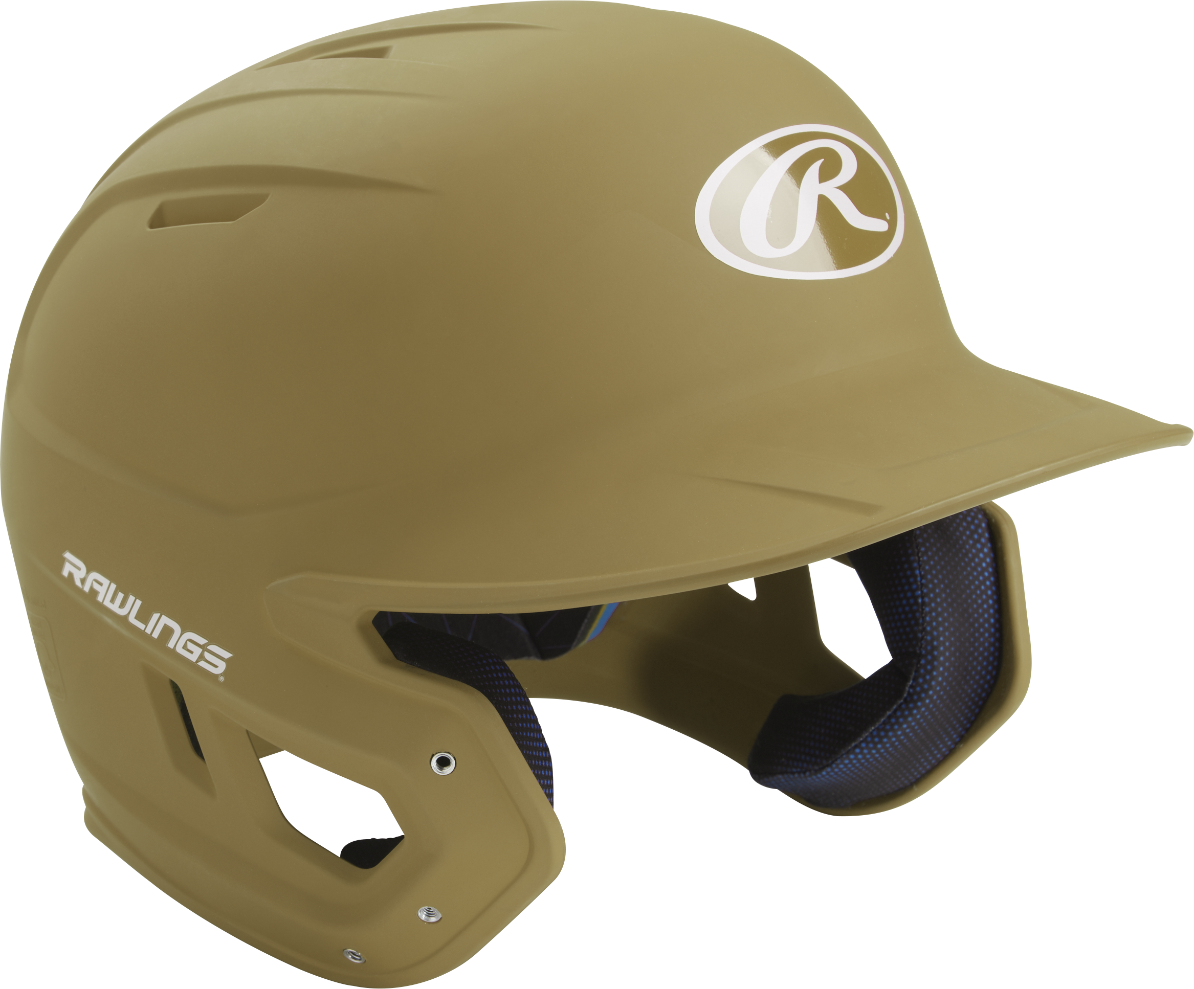 Rawlings Mach Matte Senior Baseball Helmet - Vegas Gold