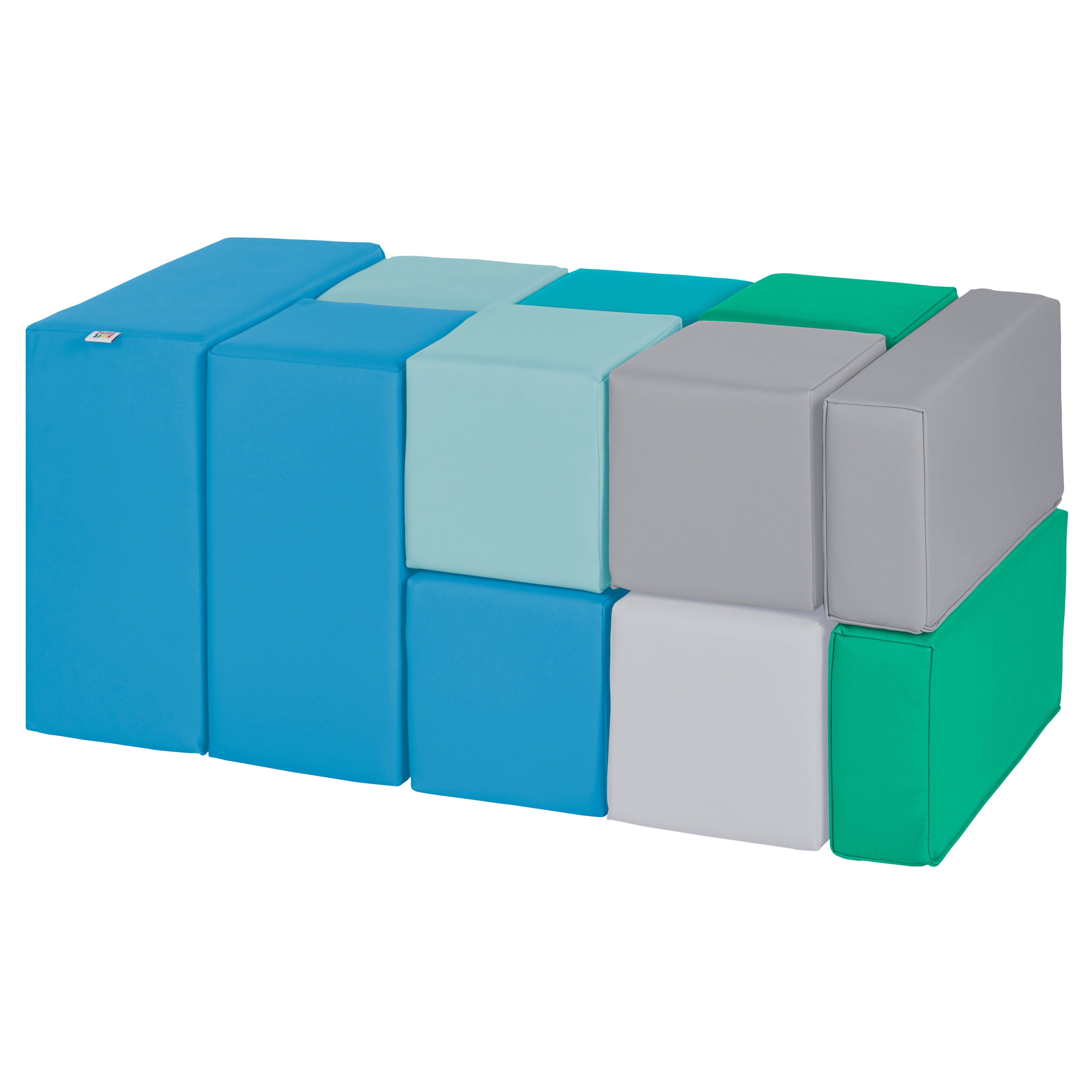 SoftScape Big Block Set, 12-Piece - Contemporary