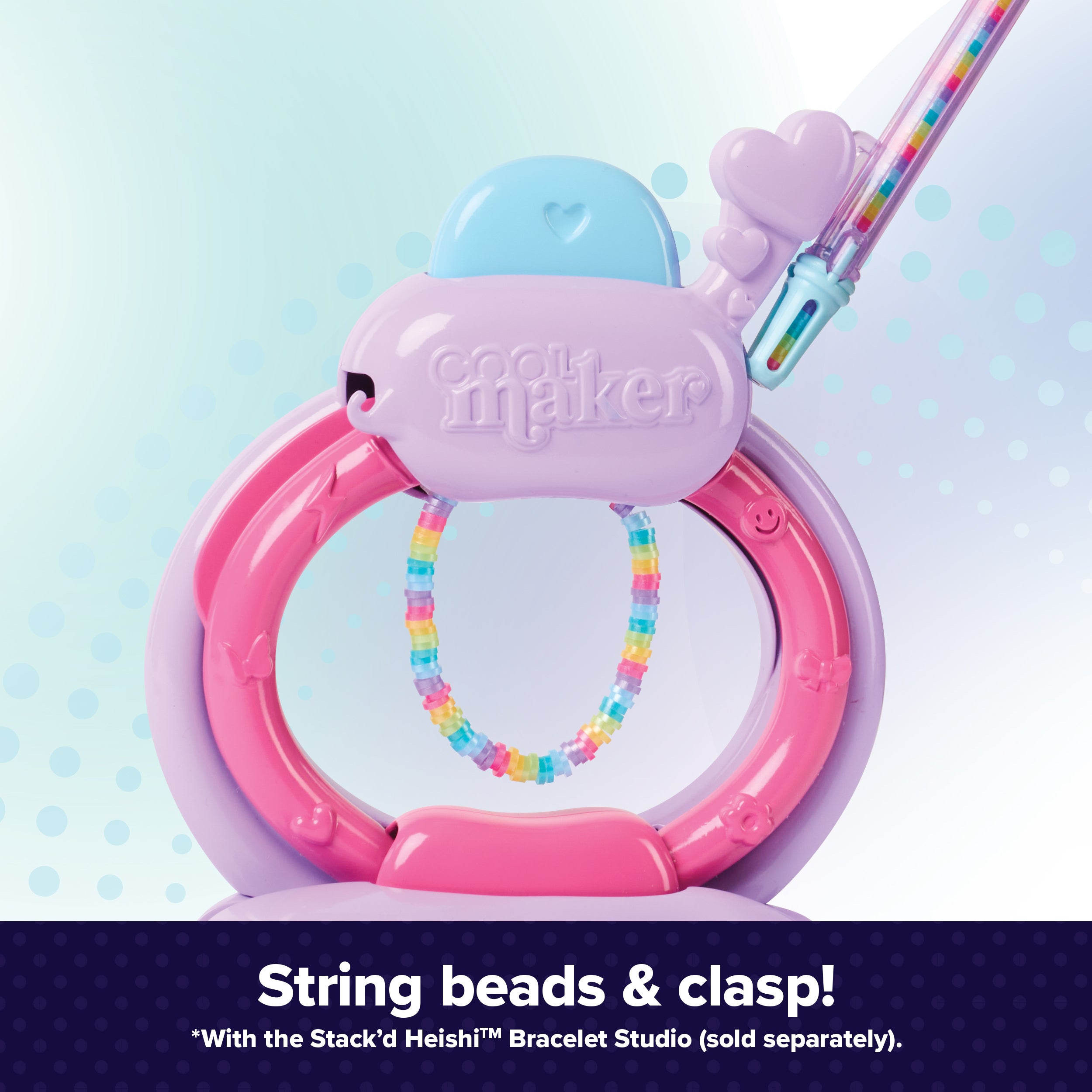 Cool Maker, Stack’d Heishi Expansion Pack, Bracelet Making Kit with over 1300 Beads for Bracelets, Makes 15, Arts and Crafts Kids Toys for Girls Ages 7 and up