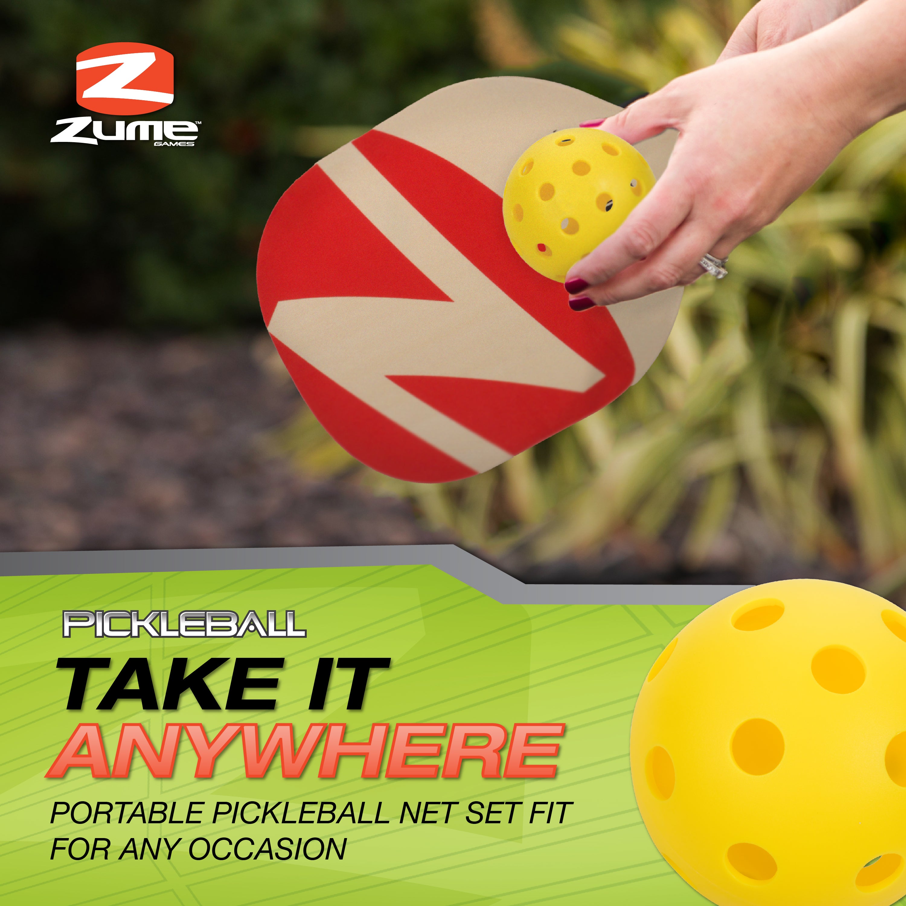 Zume Games Pickleball Set