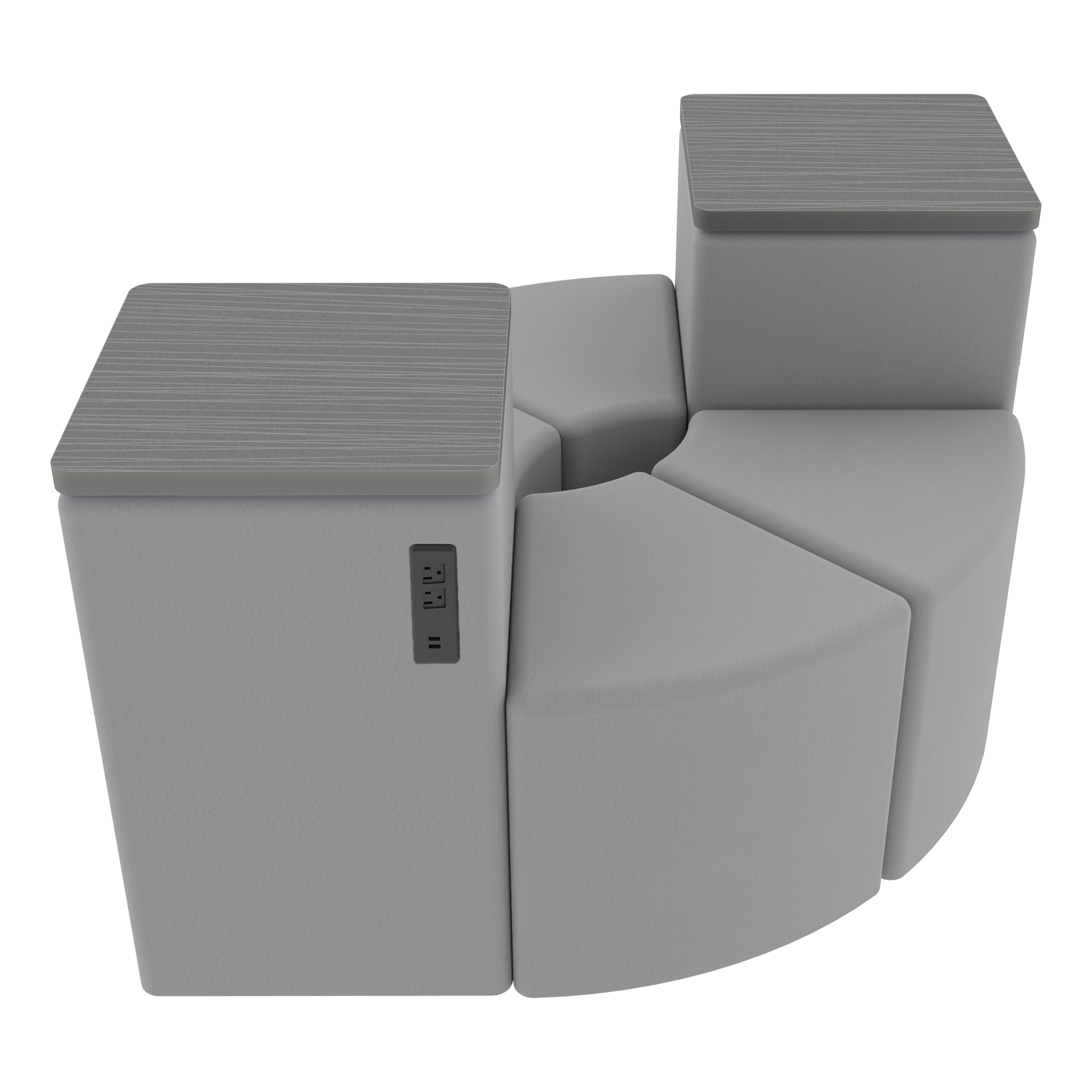 Pro Series Recharge Link Hub, 6-Piece Set - Gray/Cosmic Strandz