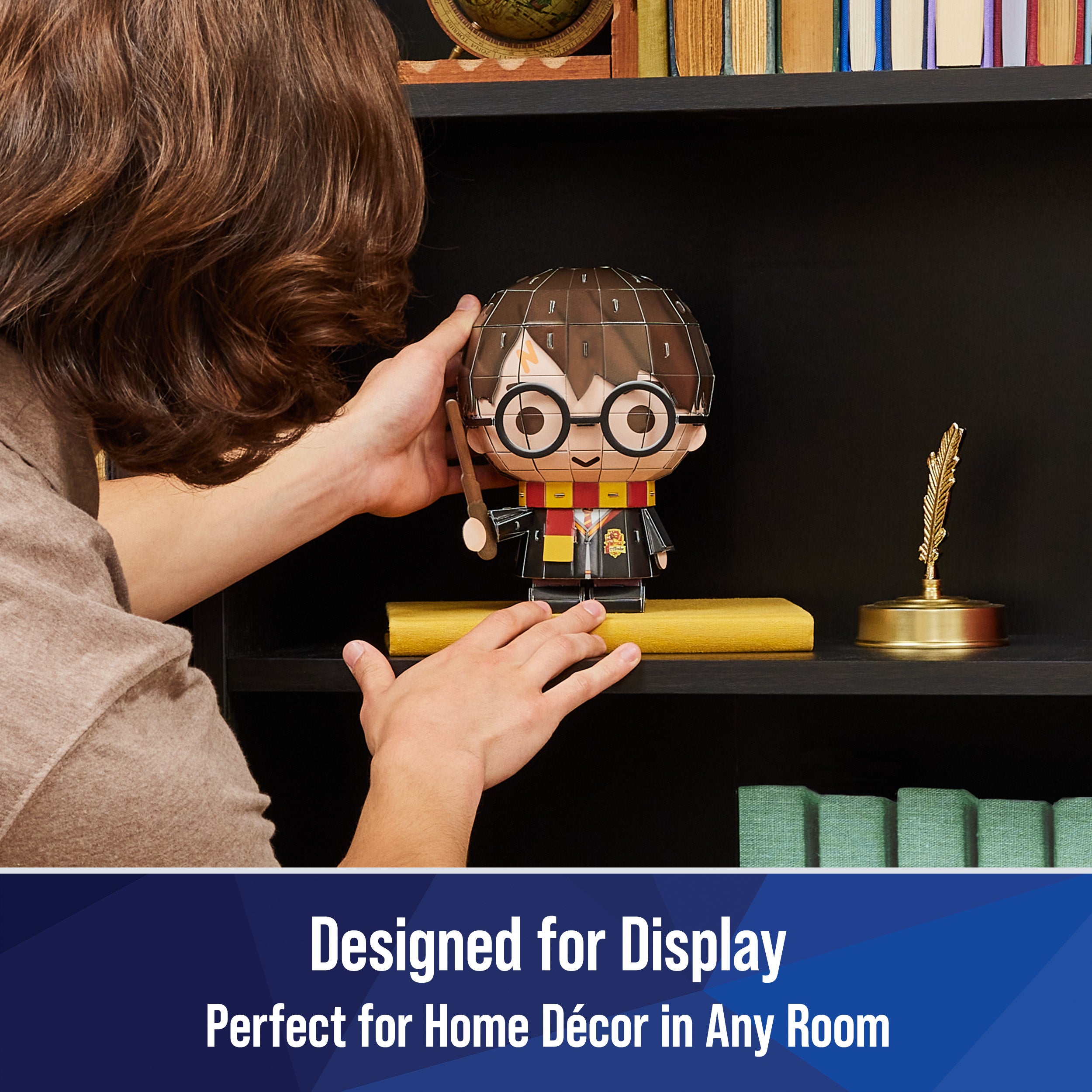 4D Build, Harry Potter Character 3D Puzzle Model Kit 87 Pcs, Harry Potter Gifts Desk Decor, Building Toys, 3D Puzzles for Adults & Teens 12+