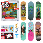 Tech Deck, Toy Machine Sk8shop Fingerboard Bonus Pack, Collectible and Customizable Mini Skateboards, Kids Toys for Ages 6 and up