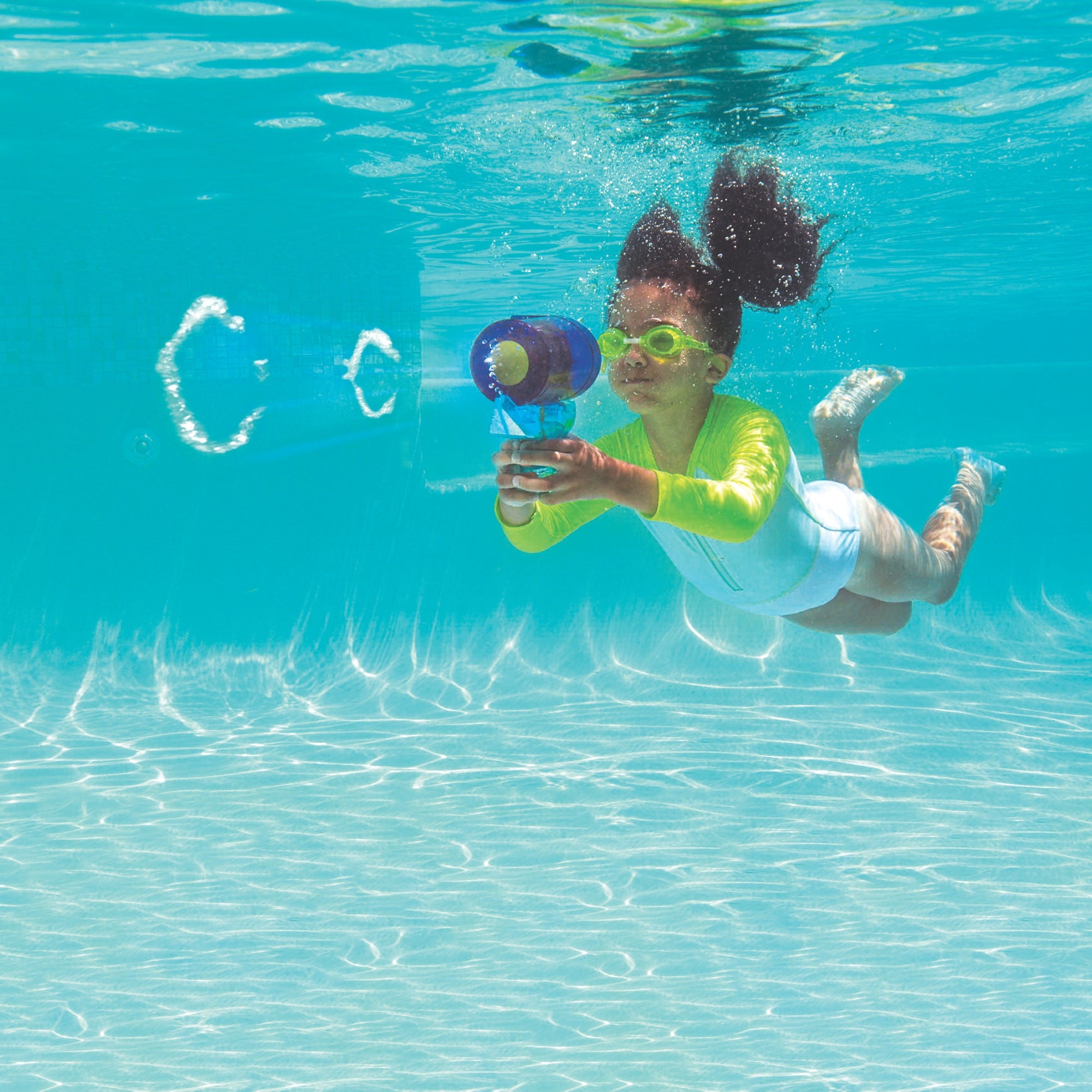 SwimWays Hydro Ring Water Launcher, Kids Pool Toys for Swim Training, Water Blaster Toys & Outdoor Games for Kids Aged 5 & Up