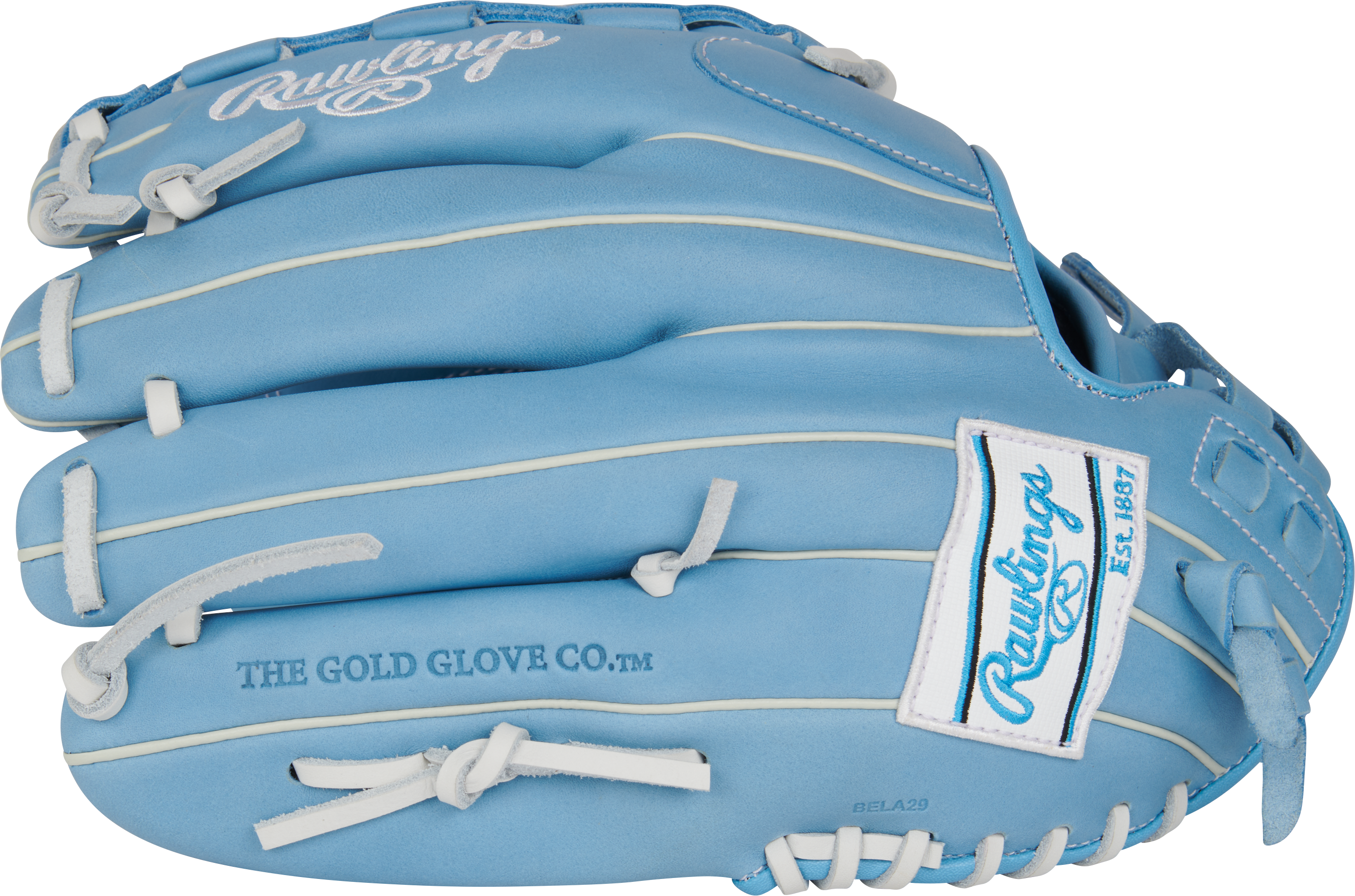 Rawlings R9 Series 12.5-Inch Softball Glove - Right Hand Thrower - Columbia Blue