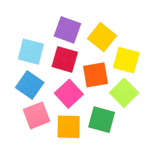 Mosaic 1" Squares Cardstock - 500, 50 ea. of 10 Colors