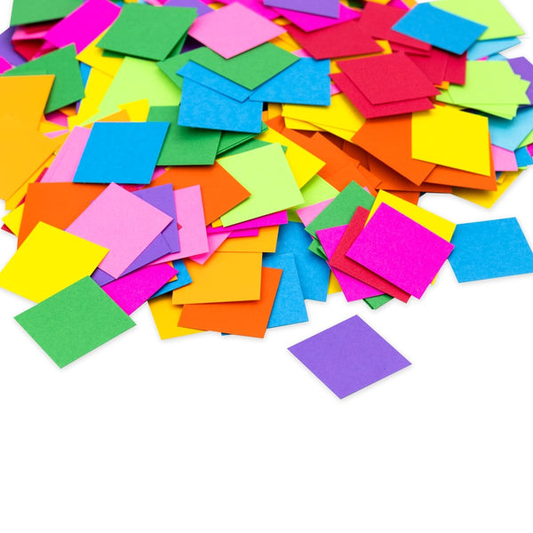 Mosaic 1" Squares Cardstock - 1000, 100 ea. of 10 Colors