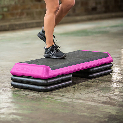 Original Health Club Step Pink/Black (4 Risers) New