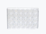 Microplate with 24 Wells and Lid, Clear Polystyrene, Case of 200