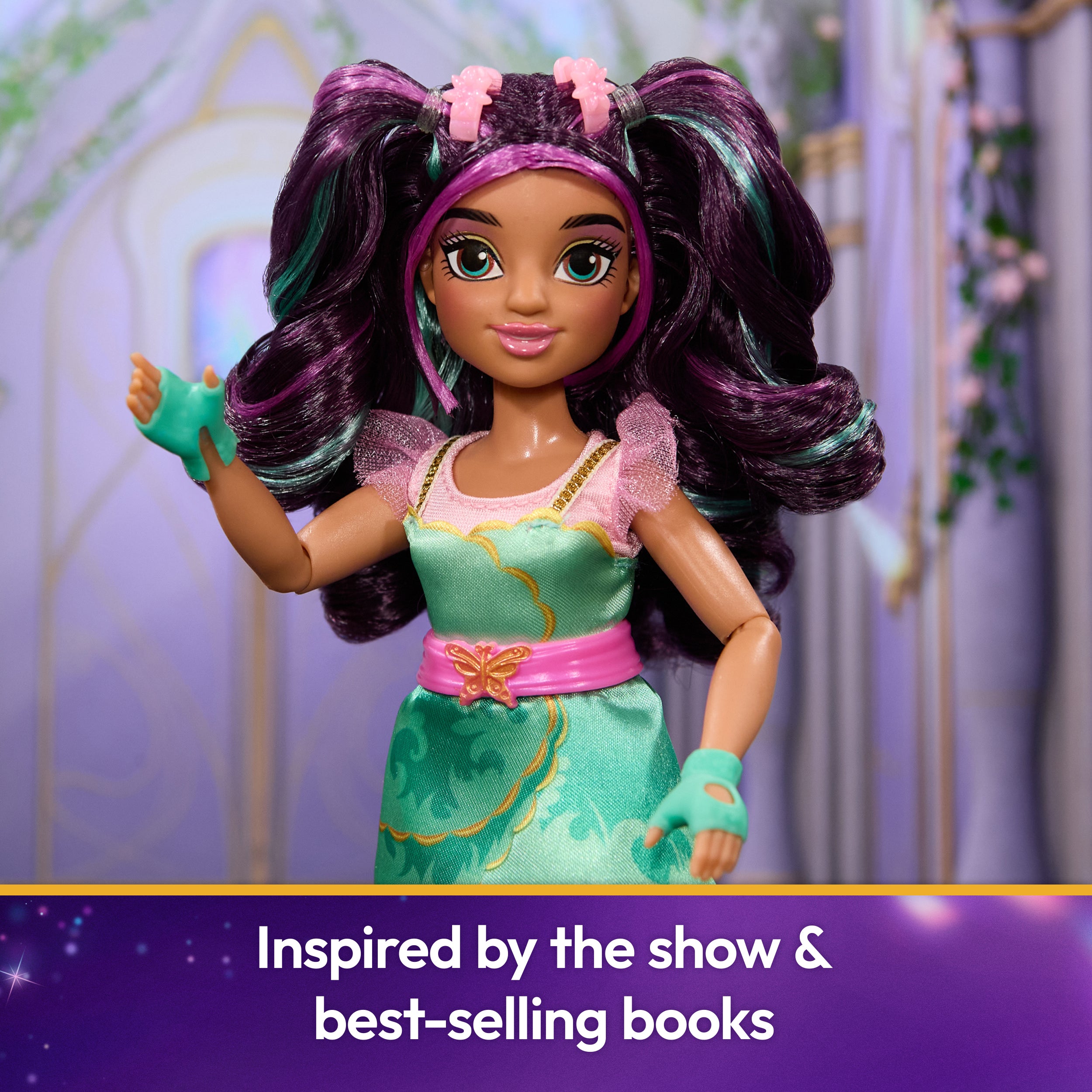 Unicorn Academy, Power of Friendship Ava Doll with Plushie Figure & 7 Fashion Accessories, 9.5”, Dolls & Unicorn Toys for Girls Ages 4 and up