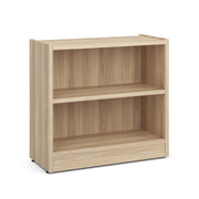 OfficeSource Laminate Bookcase - 2 Shelves - American Elm