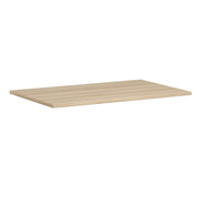 OfficeSource Variant Rectangular Top - 48"W x 30"D (Requires Base) - American Elm
