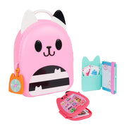 Gabby’s Dollhouse, Gabby Girl On-The-Go Travel Set, Pretend Play Travel Toys, Toy Passport, Toy Phone and Compass Charm, Kids Toys for Girls & Boys 3+