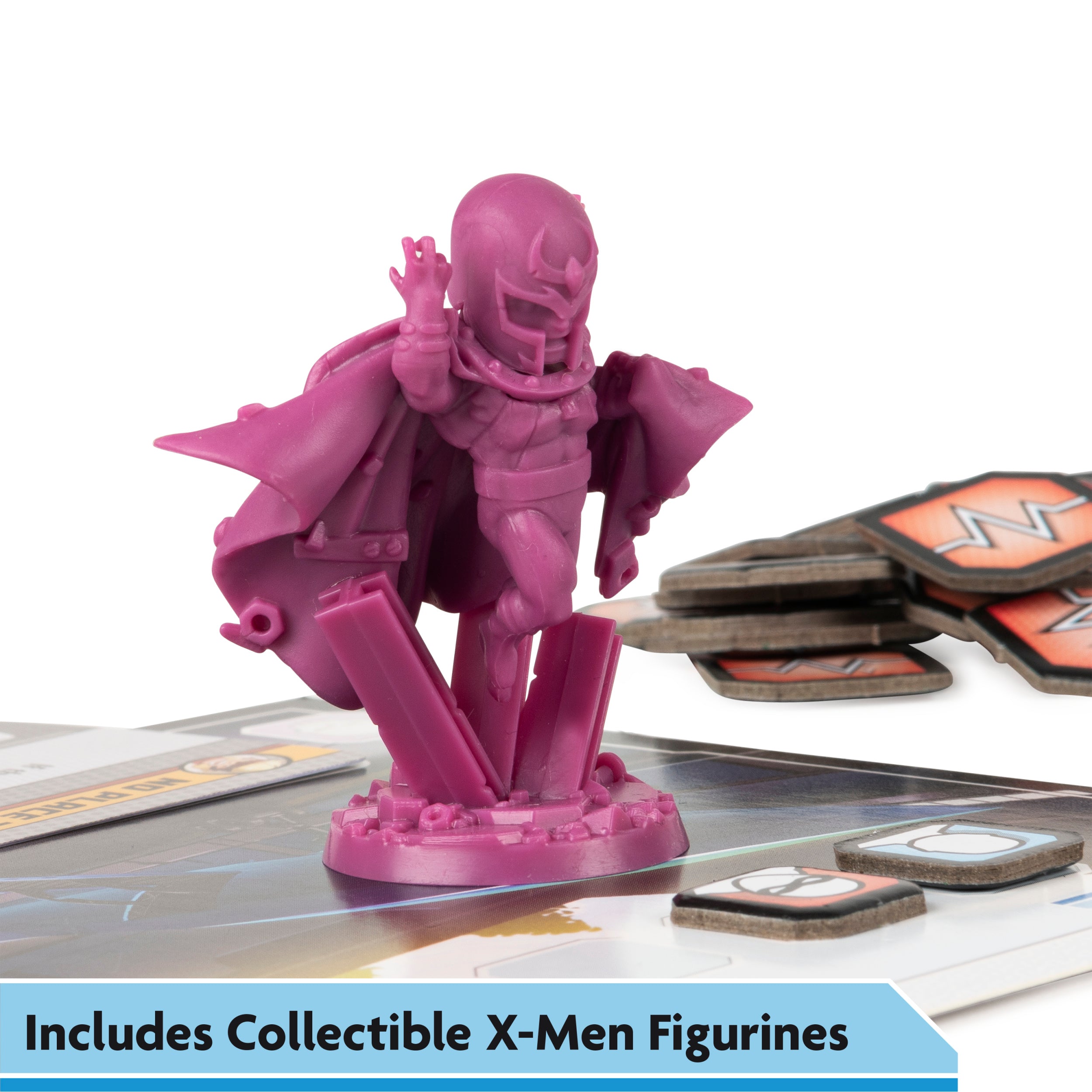Spin Master Games, Marvel United: X-Men, Strategy Board Game, Includes Collectible Figurines, for Fans of Marvel Rivals & Action Movie Toys, 1-5 Players, for Adults & Teens Ages 14 & Up