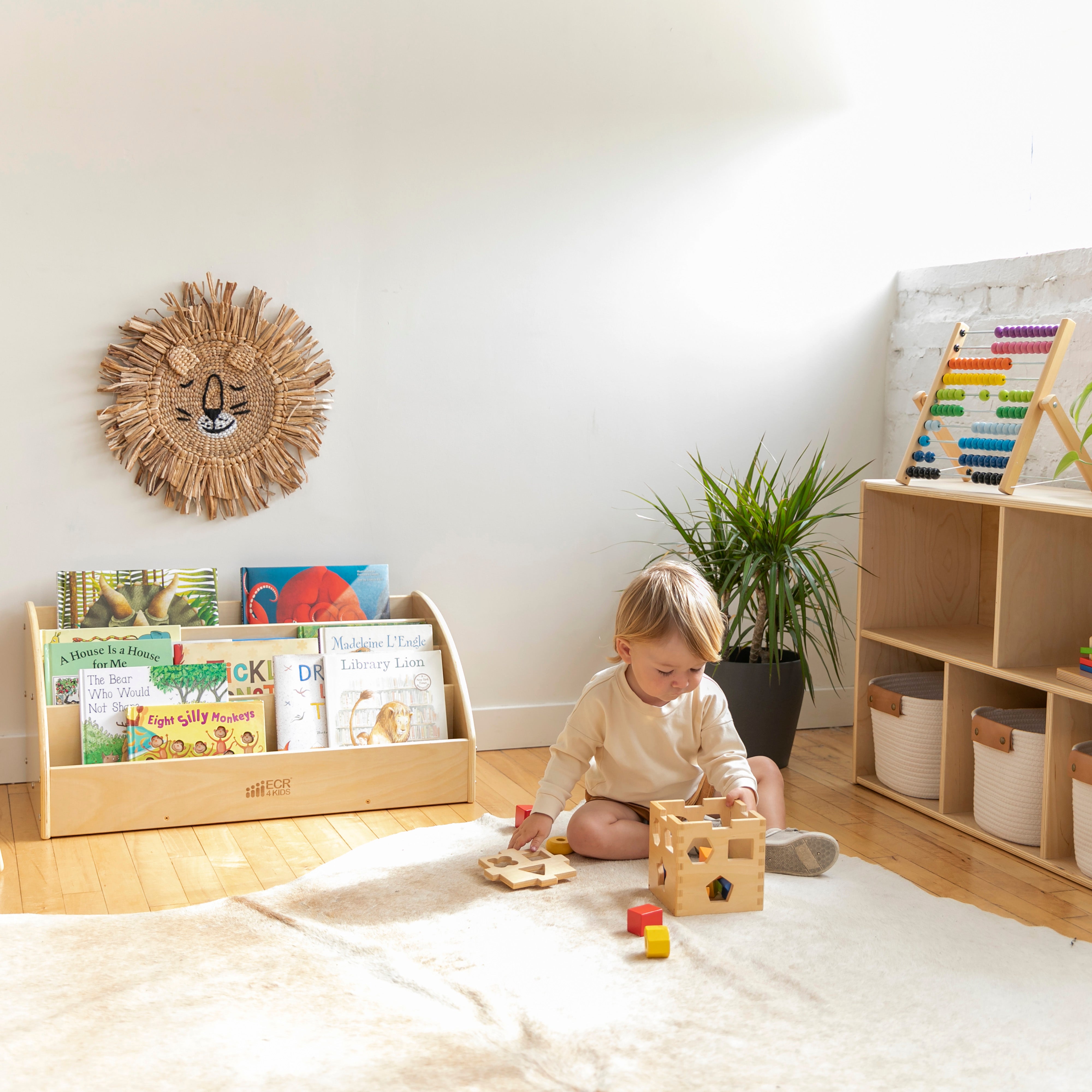 Toddler Book Display - Natural