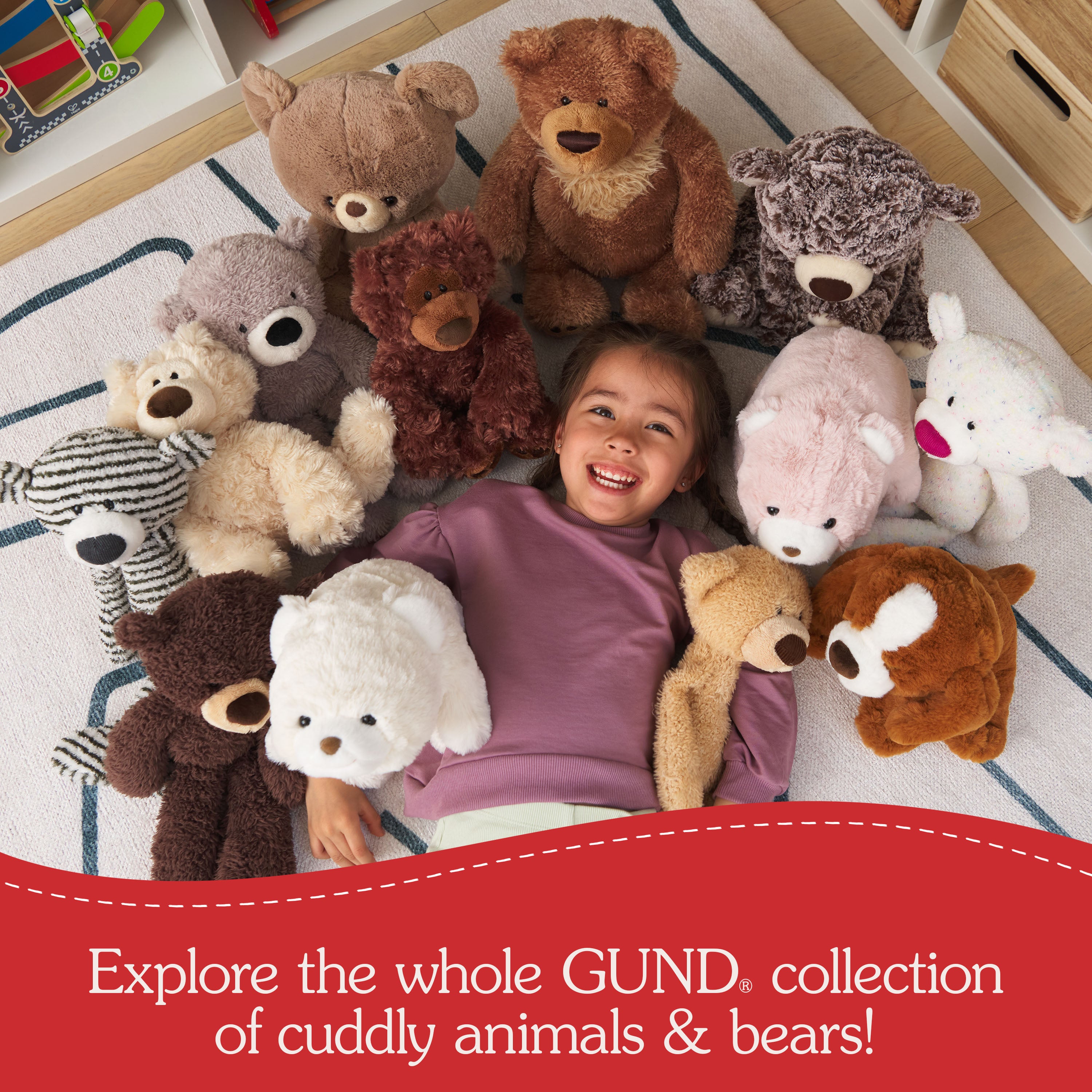 GUND Cedar Red Panda Plush, Premium Red Panda Stuffed Animals for Ages 1 and Up, Orange/Blue, 10”