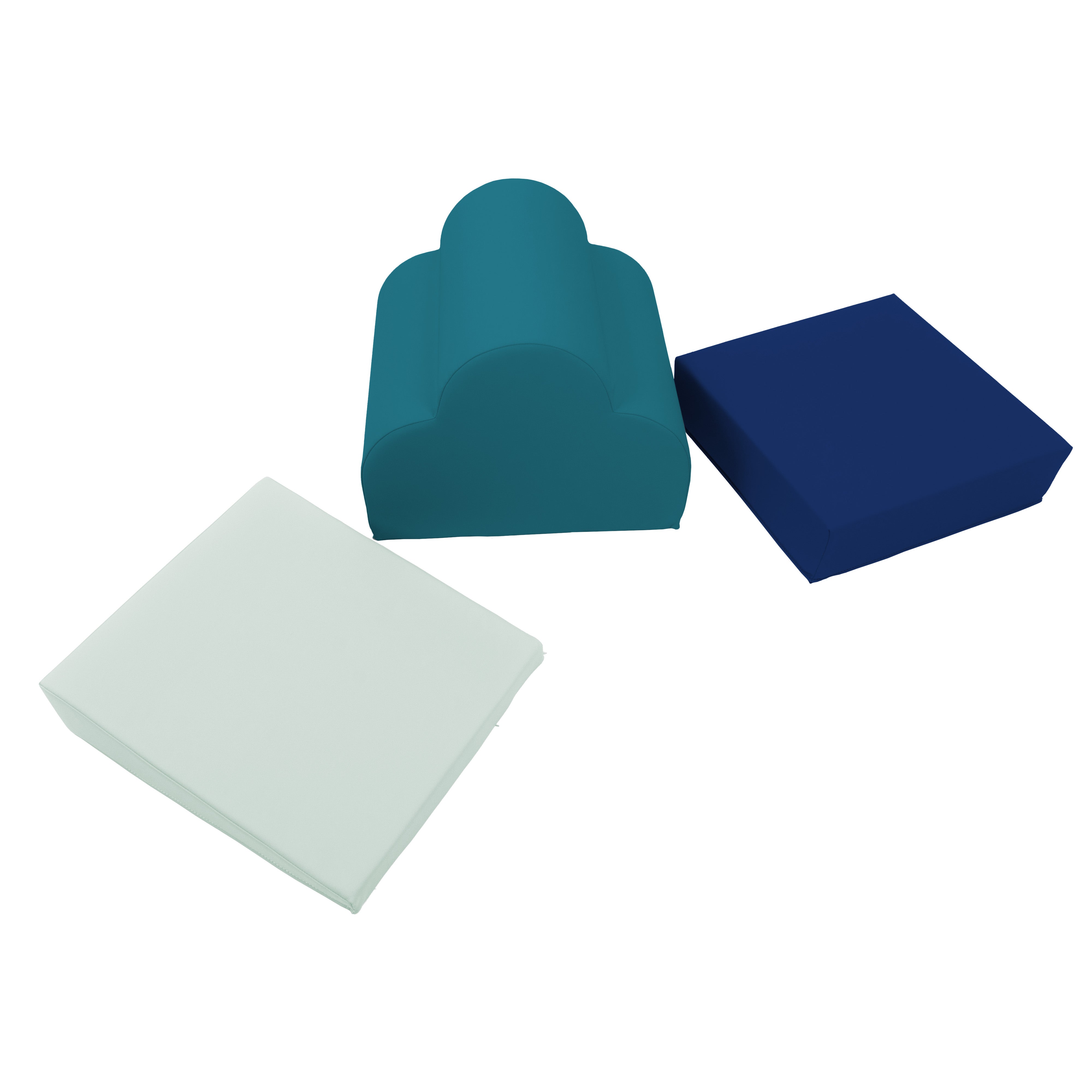 SoftScape Cloud Play Climber, 3-Piece Set - Ocean