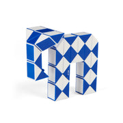 Rubik’s Cube, Connector Snake, Two-Pack Cubes 3D Puzzle Game Stress Relief Fidget Toy, Classic Color-Matching Puzzle, Problem-Solving Brain Teaser, for Adults, Teens, Kids Ages 8 & Up