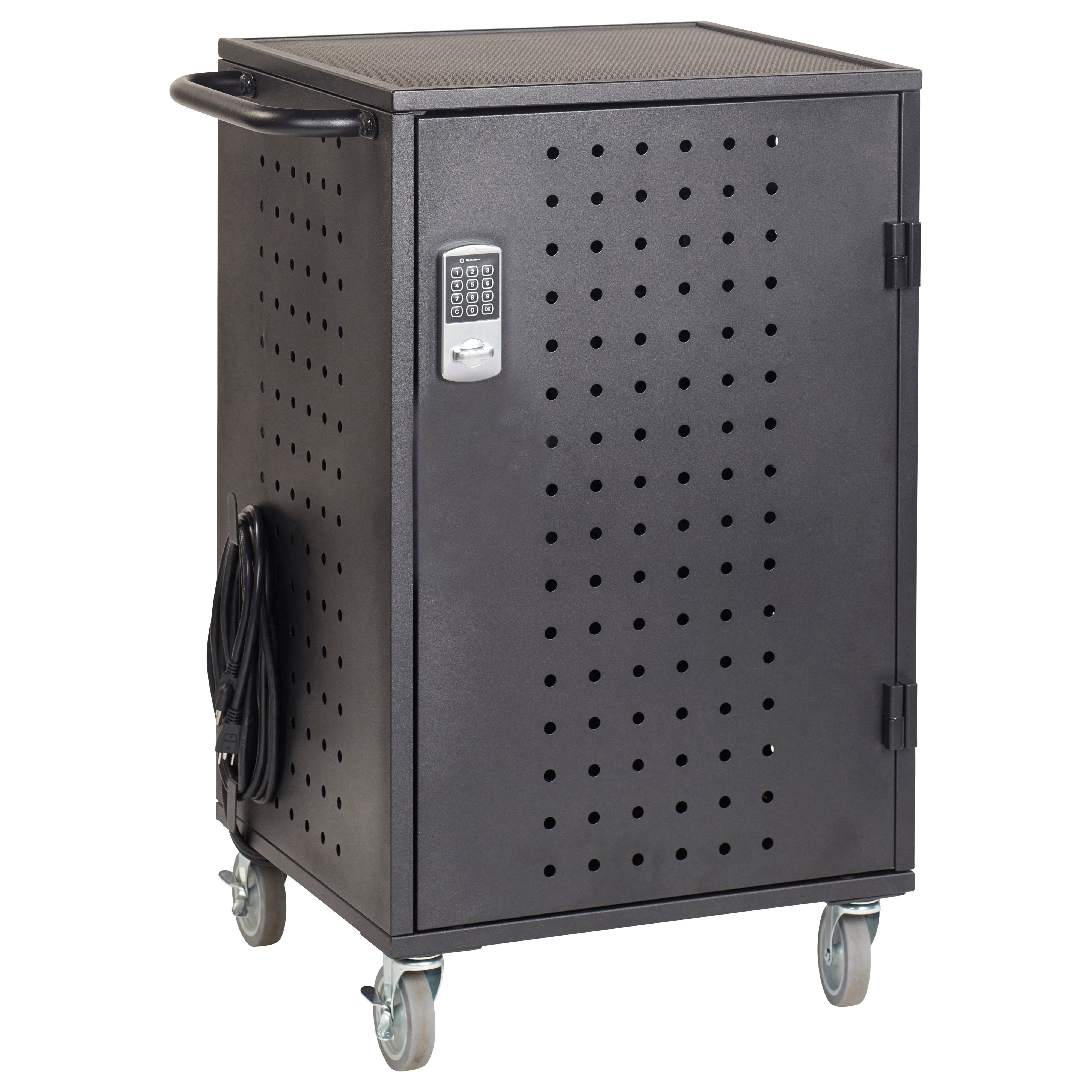 30-Bay Charging Cart - Black