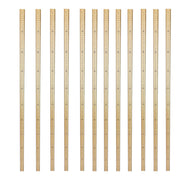 Meter Stick with English and Metric Scale, Pack of 12