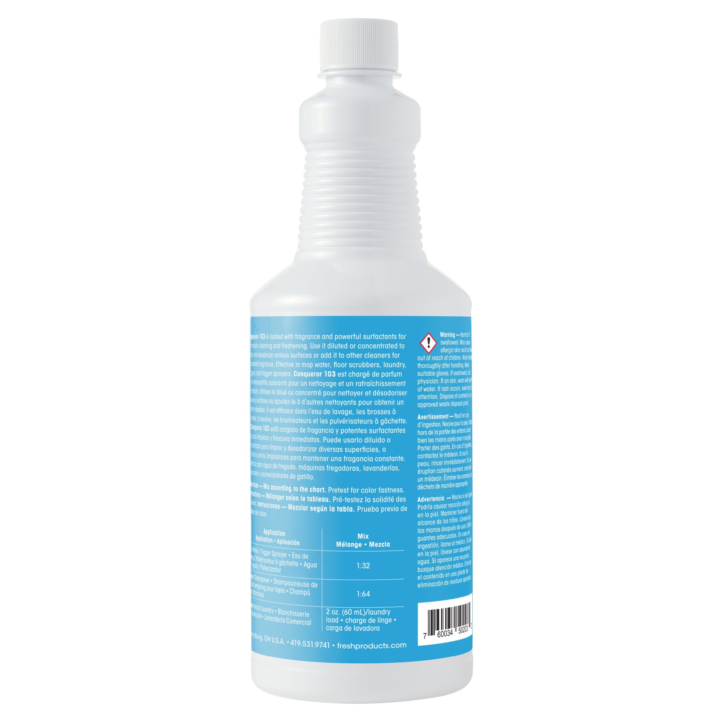 Conqueror 103 Liquid - 1 quart Fresh Air (12 Pack)