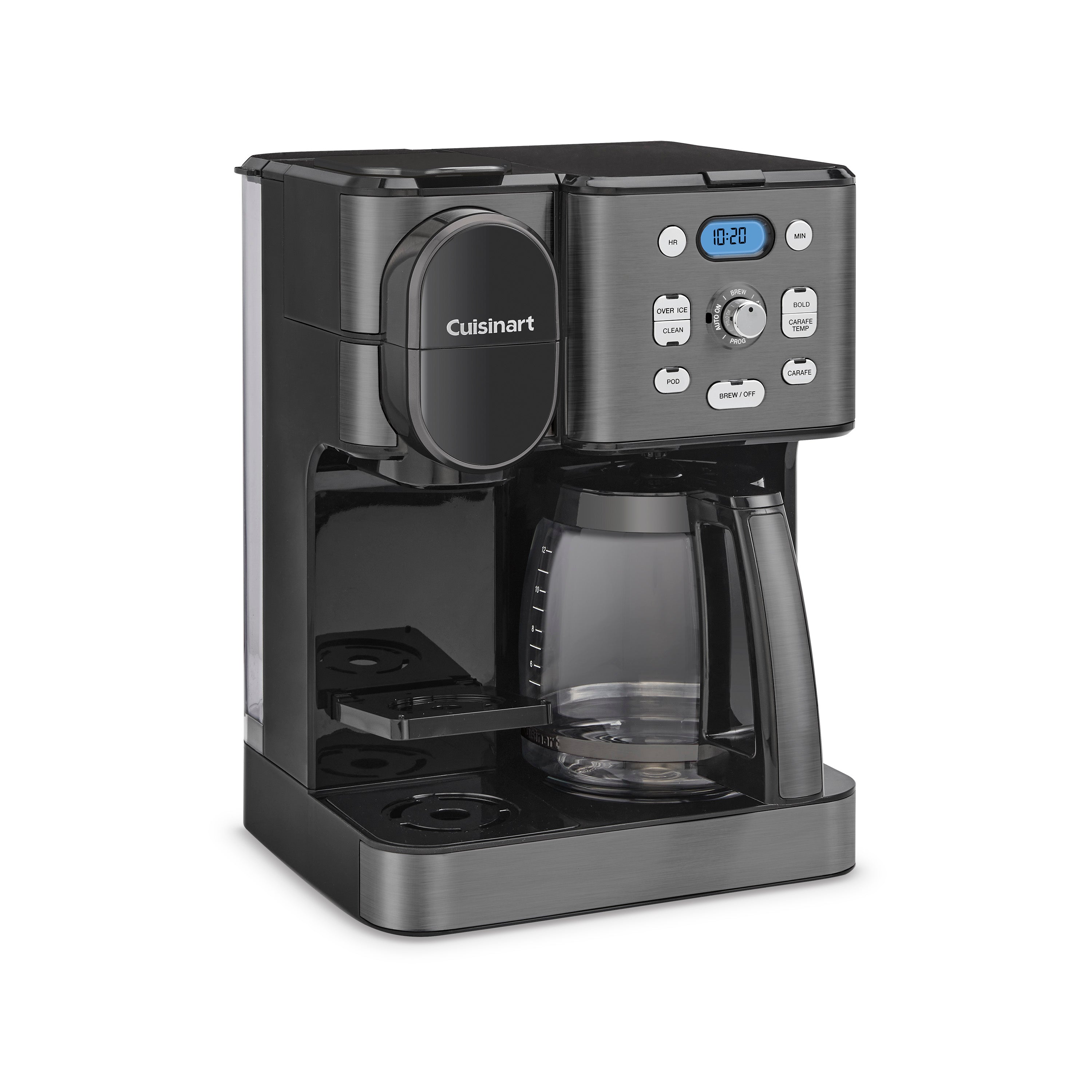 Coffee Center® 2-in-1 Coffee Maker Black Stainless