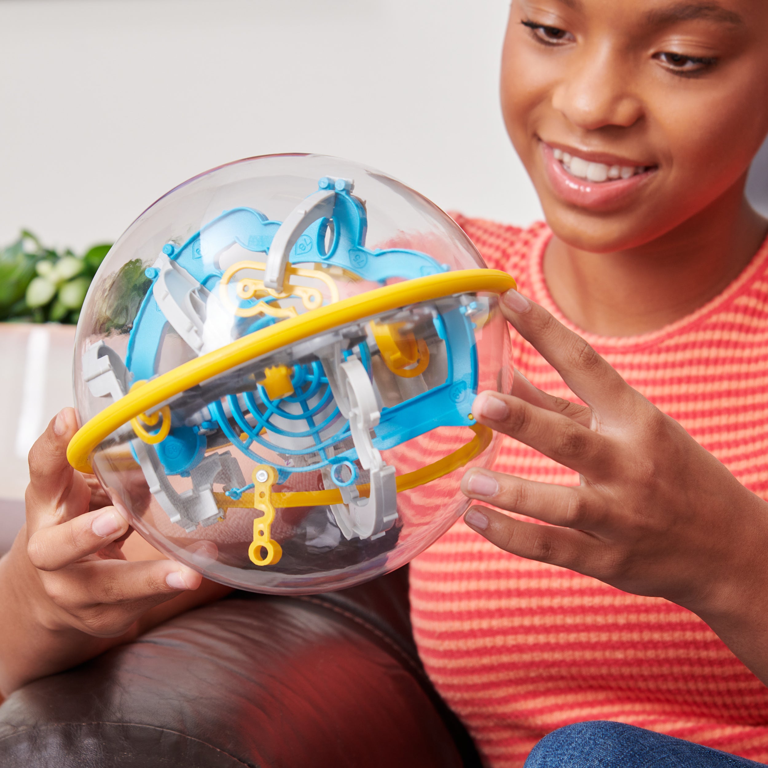 Perplexus Beast 3D Gravity Maze Game Brain Teaser Fidget Toy Puzzle Ball, Anxiety Relief Items, Cool Stuff, Sensory Toys for Kids & Adults Ages 9+