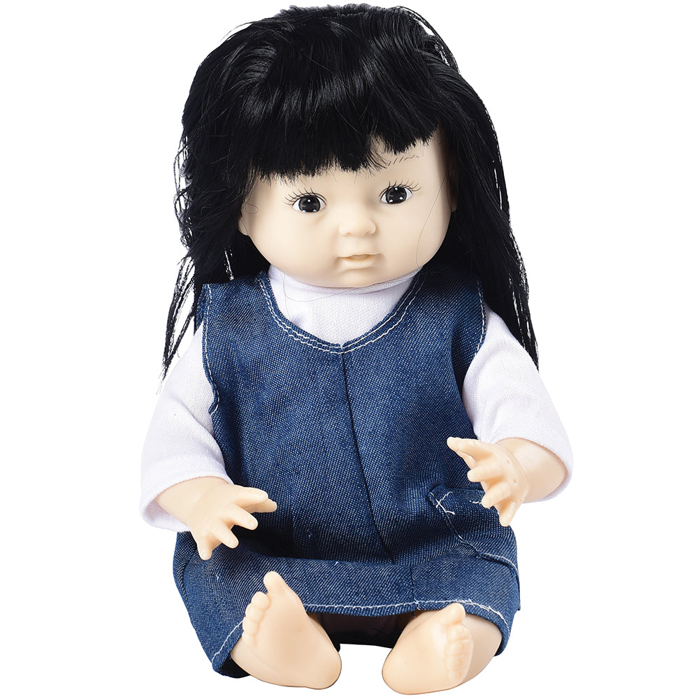 Asian Girl 13" Doll