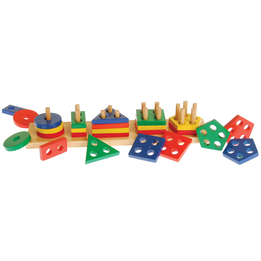 Shape Sorting Peg Board