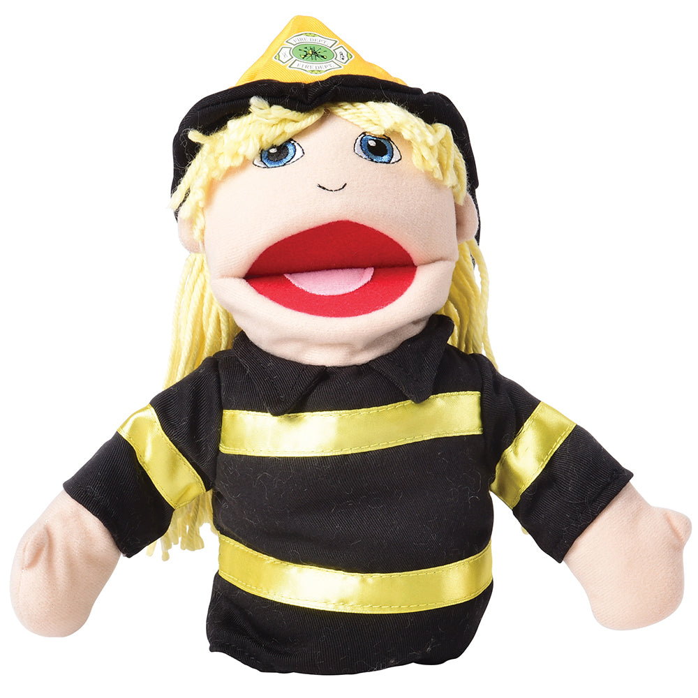 Multi-Ethnic Career Puppet-Firefighter