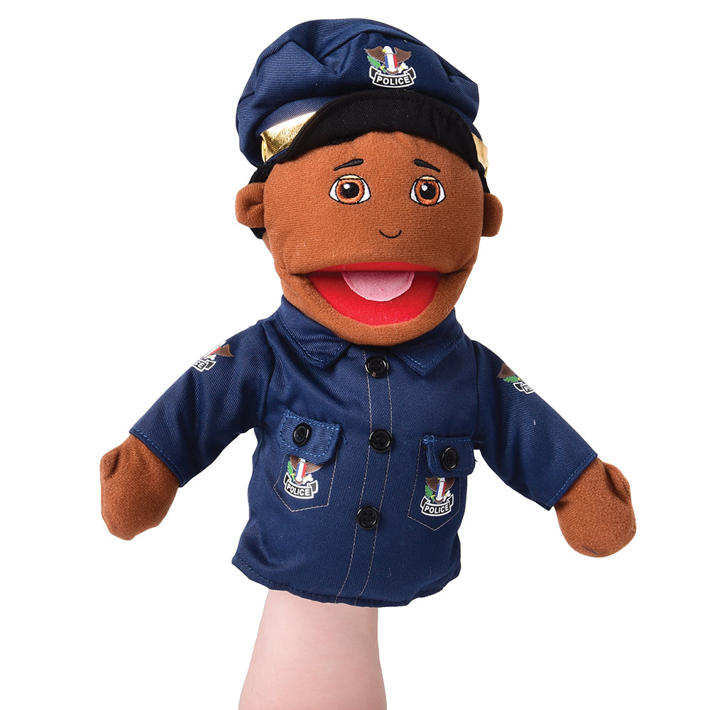 Multi-Ethnic Career Puppet- Police Officer